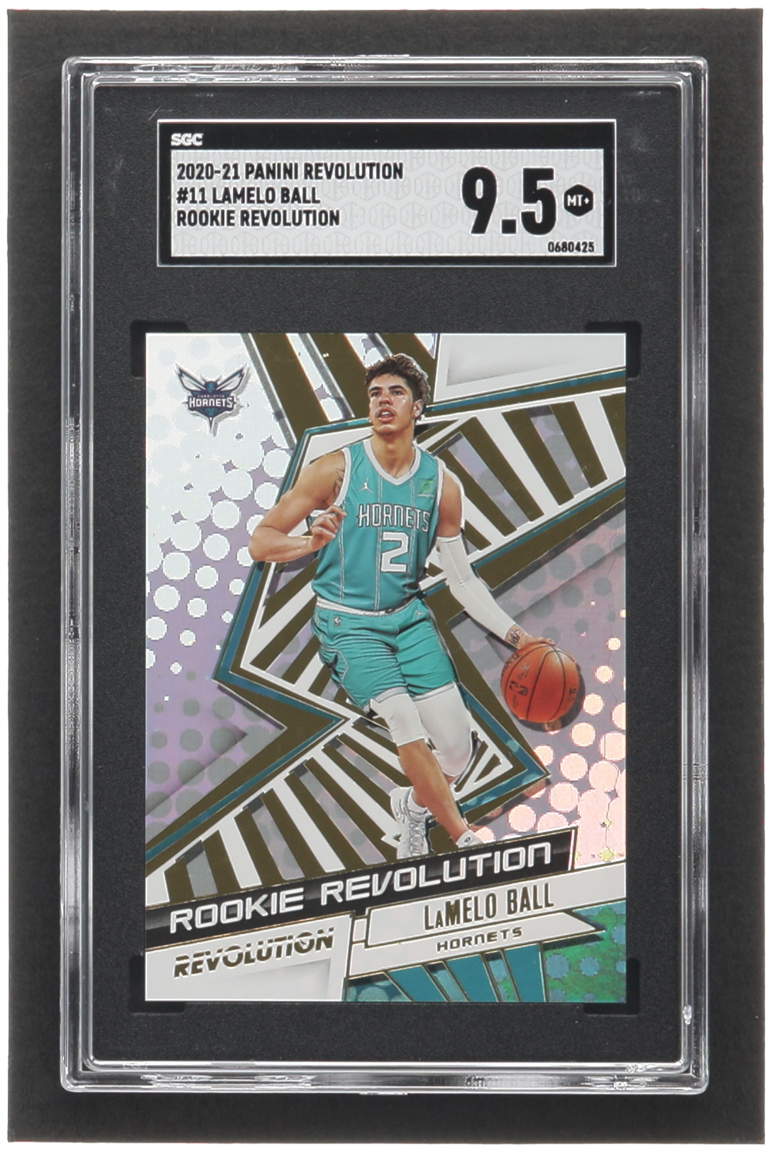 LaMelo Ball 2020-21 Panini Revolution Rookie Revolution #11 RC (SGC 9.5) at PristineAuction.com LaMelo Ball 2020-21 Panini Revolution Rookie Revolution #11 RC (SGC 9.5) at PristineAuction.com