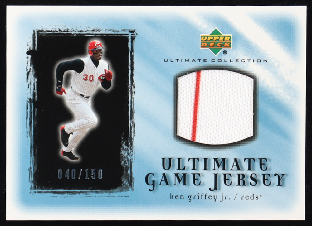 Ken Griffey Jr. 2001 Ultimate Collection Game Jersey #UKG #040/150 at PristineAuction.com Ken Griffey Jr. 2001 Ultimate Collection Game Jersey #UKG #040/150 at PristineAuction.com