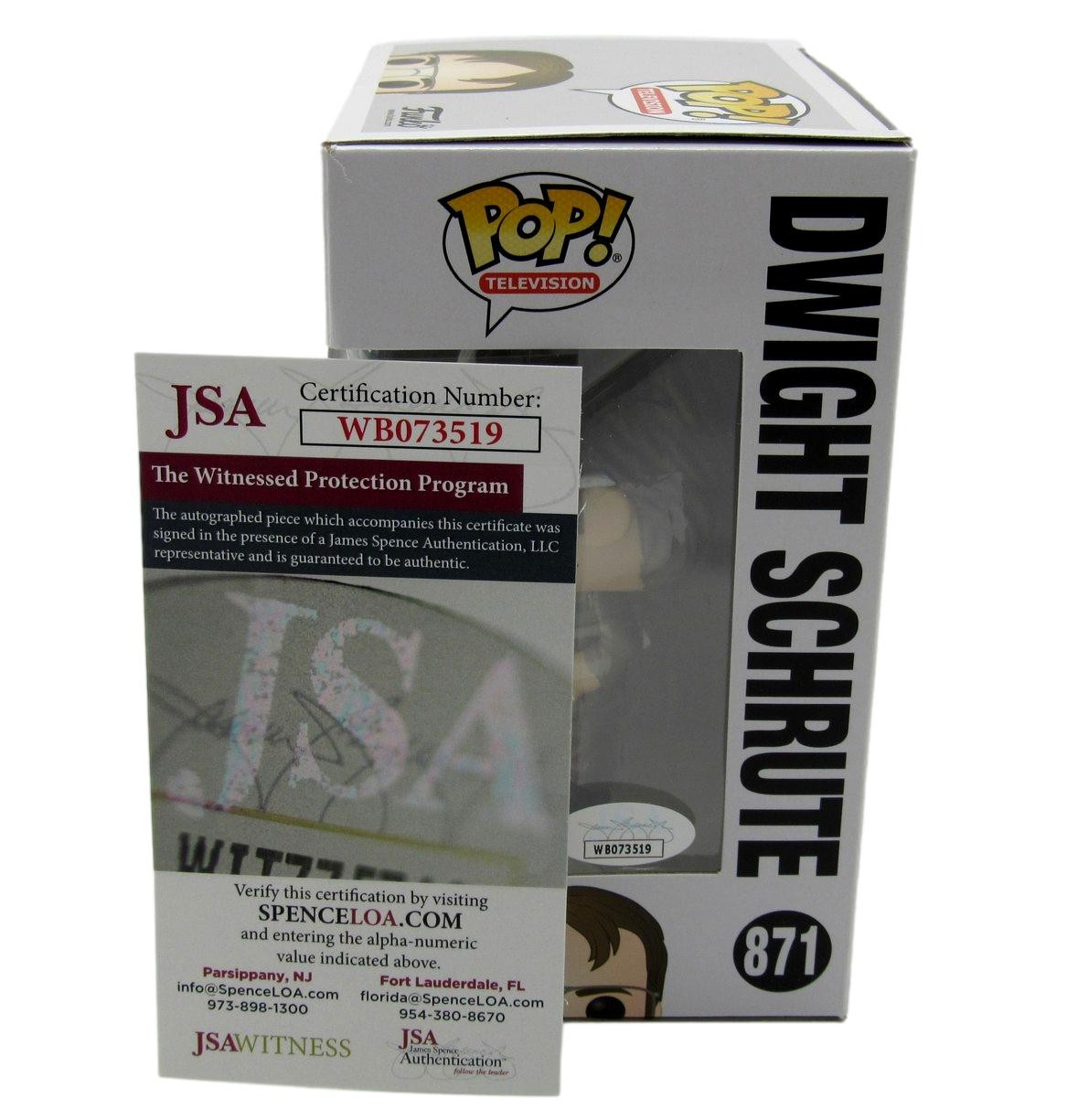 Rainn Wilson Signed "The Office" #871 Dwight Schrute Funko Pop! Vinyl Figure (JSA) at PristineAuction.com Rainn Wilson Signed "The Office" #871 Dwight Schrute Funko Pop! Vinyl Figure (JSA) at PristineAuction.com