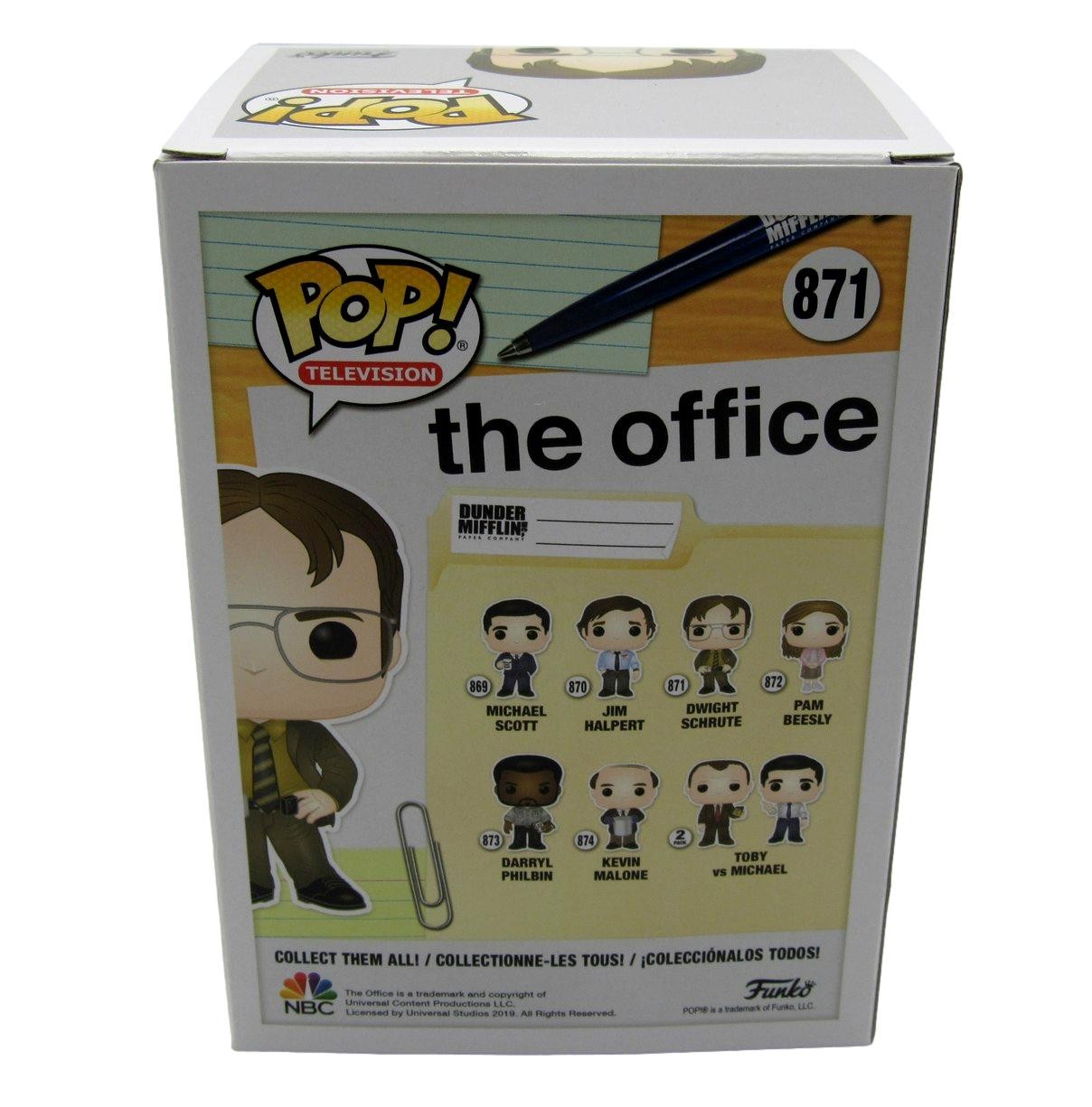 Rainn Wilson Signed "The Office" #871 Dwight Schrute Funko Pop! Vinyl Figure (JSA) at PristineAuction.com Rainn Wilson Signed "The Office" #871 Dwight Schrute Funko Pop! Vinyl Figure (JSA) at PristineAuction.com