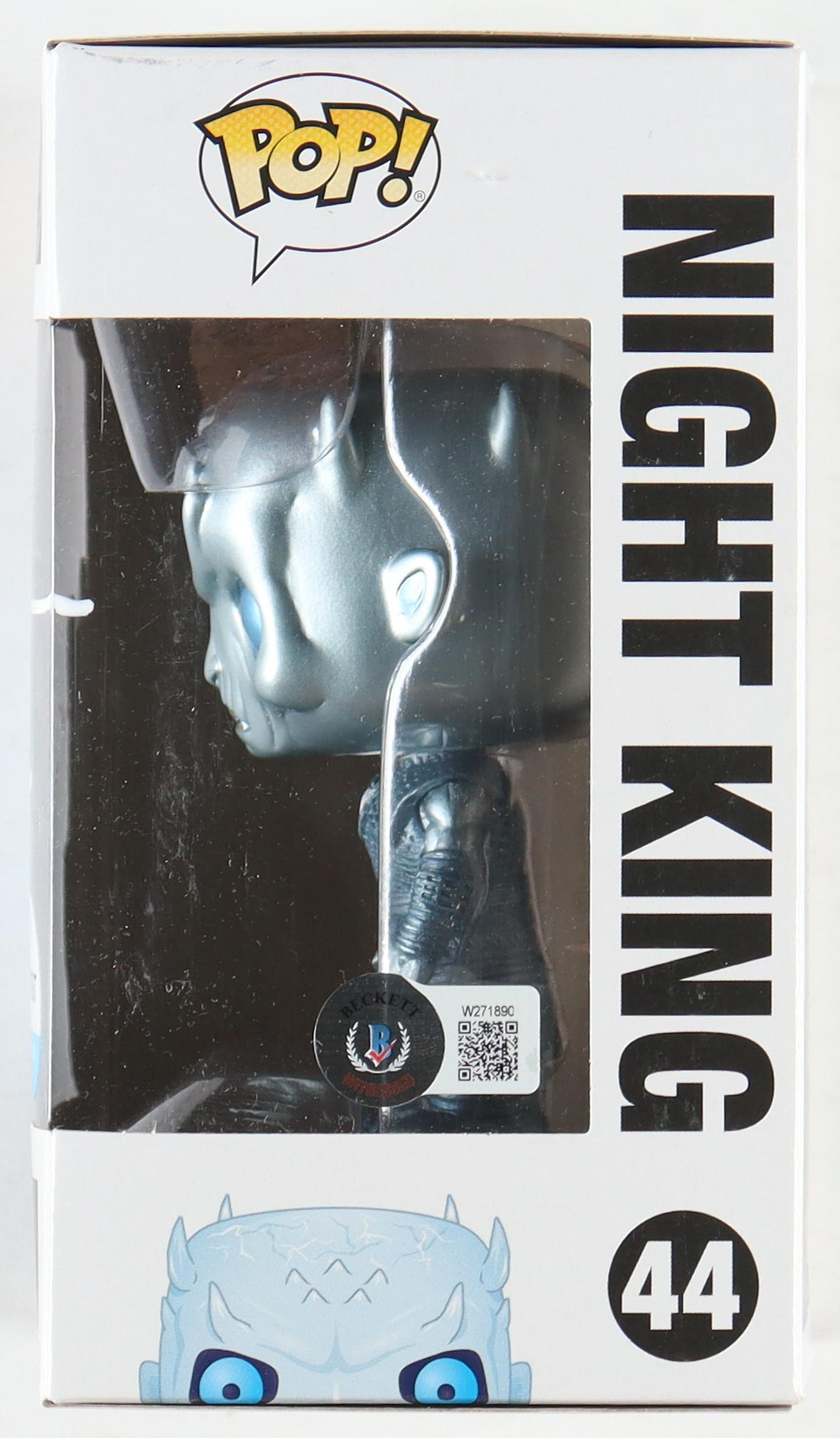 Richard Brake Signed "Game of Thrones" #44 Night King Funko Pop! Vinyl Figure Inscribed "Night King" (Beckett) at PristineAuction.com Richard Brake Signed "Game of Thrones" #44 Night King Funko Pop! Vinyl Figure Inscribed "Night King" (Beckett) at PristineAuction.com