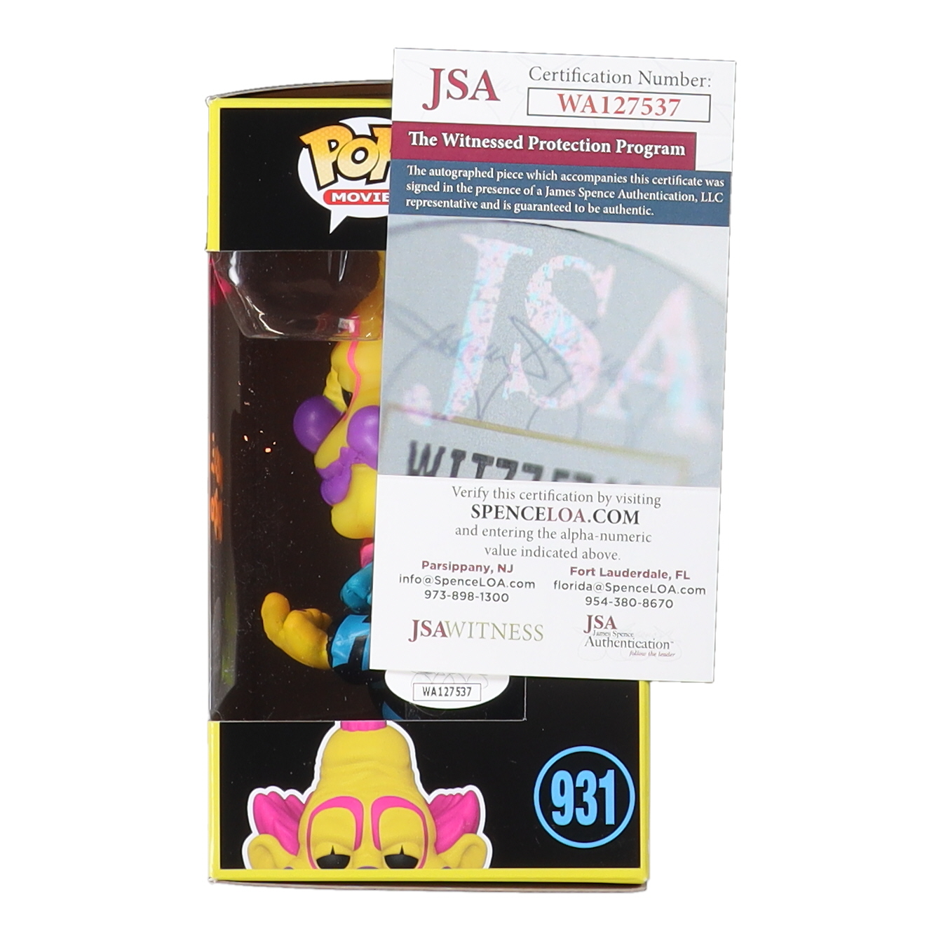 Stephen Chiodo, Charlie Chiodo & Edward Chiodo Signed "Killer Klowns from Outer Space" #931 Jumbo Funko Pop! Vinyl Figure (JSA) at PristineAuction.com Stephen Chiodo, Charlie Chiodo & Edward Chiodo Signed "Killer Klowns from Outer Space" #931 Jumbo Funko Pop! Vinyl Figure (JSA) at PristineAuction.com