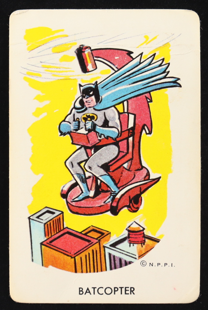 Batcopter 1966 Batman Playing Cards #NNO at PristineAuction.com Batcopter 1966 Batman Playing Cards #NNO at PristineAuction.com