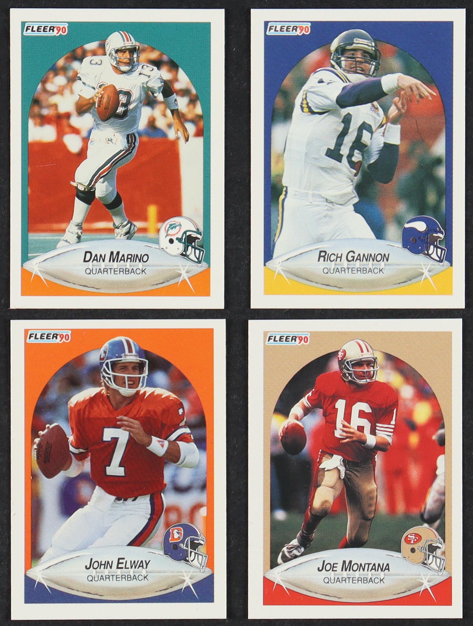 1990 Fleer Football Complete Set of (400) Cards with Rich Gannon #99 RC, Joe Montana #10, John Elway #21, Dan Marino #244 at PristineAuction.com 1990 Fleer Football Complete Set of (400) Cards with Rich Gannon #99 RC, Joe Montana #10, John Elway #21, Dan Marino #244 at PristineAuction.com