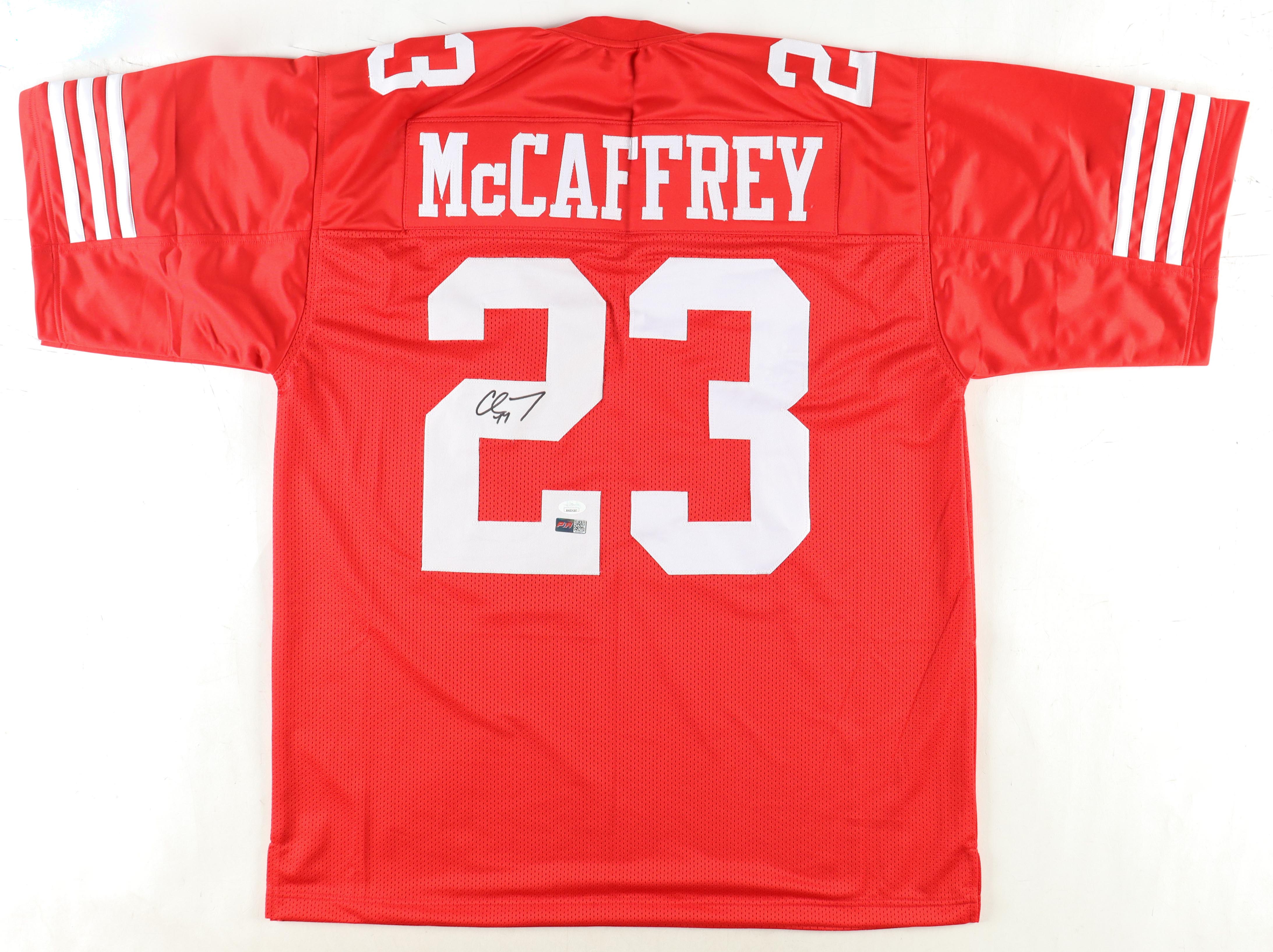 Christian McCaffrey Signed Jersey (JSA) at PristineAuction.com Christian McCaffrey Signed Jersey (JSA) at PristineAuction.com