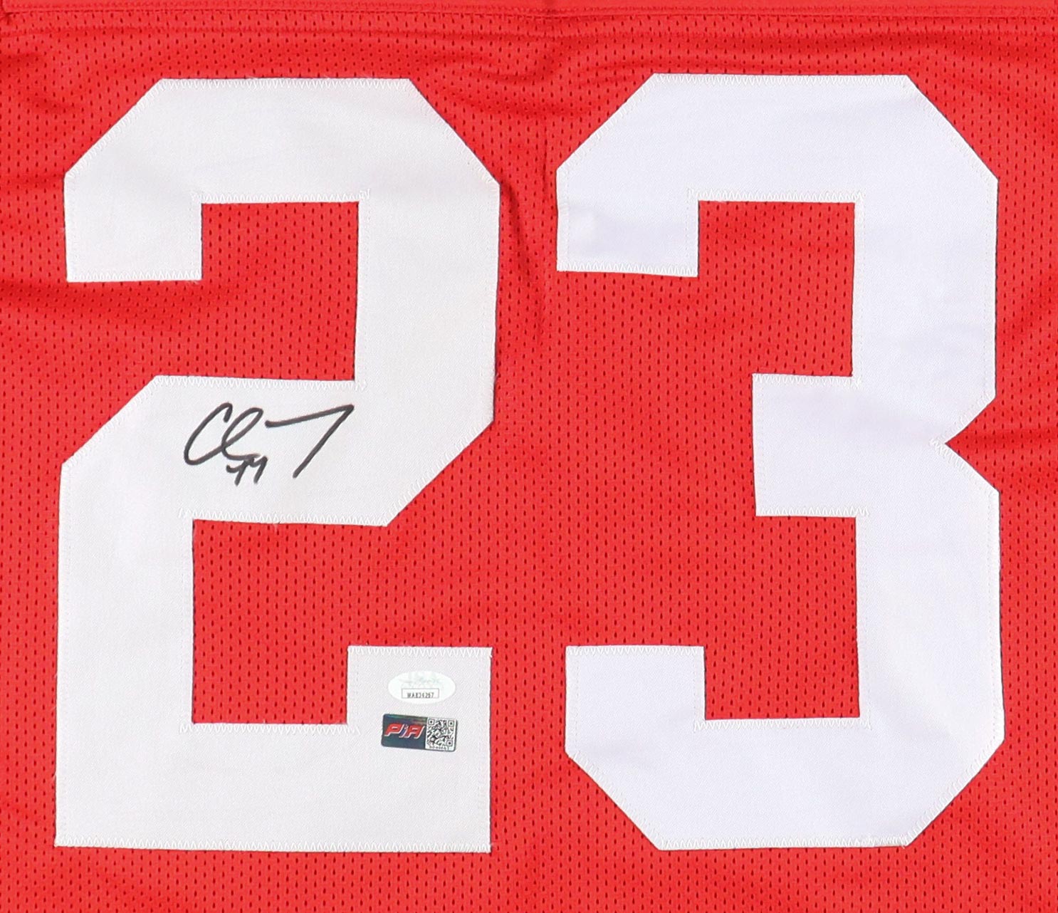 Christian McCaffrey Signed Jersey (JSA) at PristineAuction.com Christian McCaffrey Signed Jersey (JSA) at PristineAuction.com