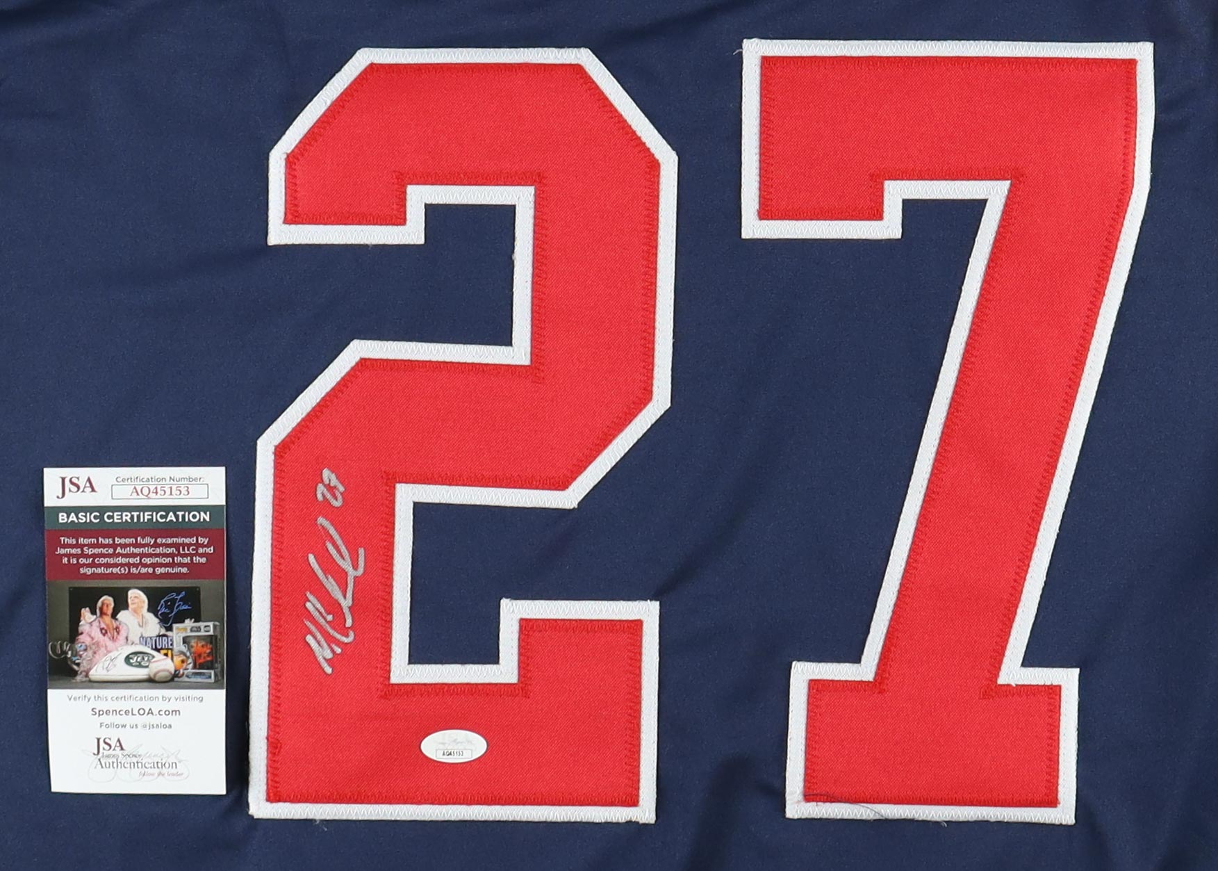 Nikolaj Ehlers Signed Jersey (JSA) at PristineAuction.com Nikolaj Ehlers Signed Jersey (JSA) at PristineAuction.com