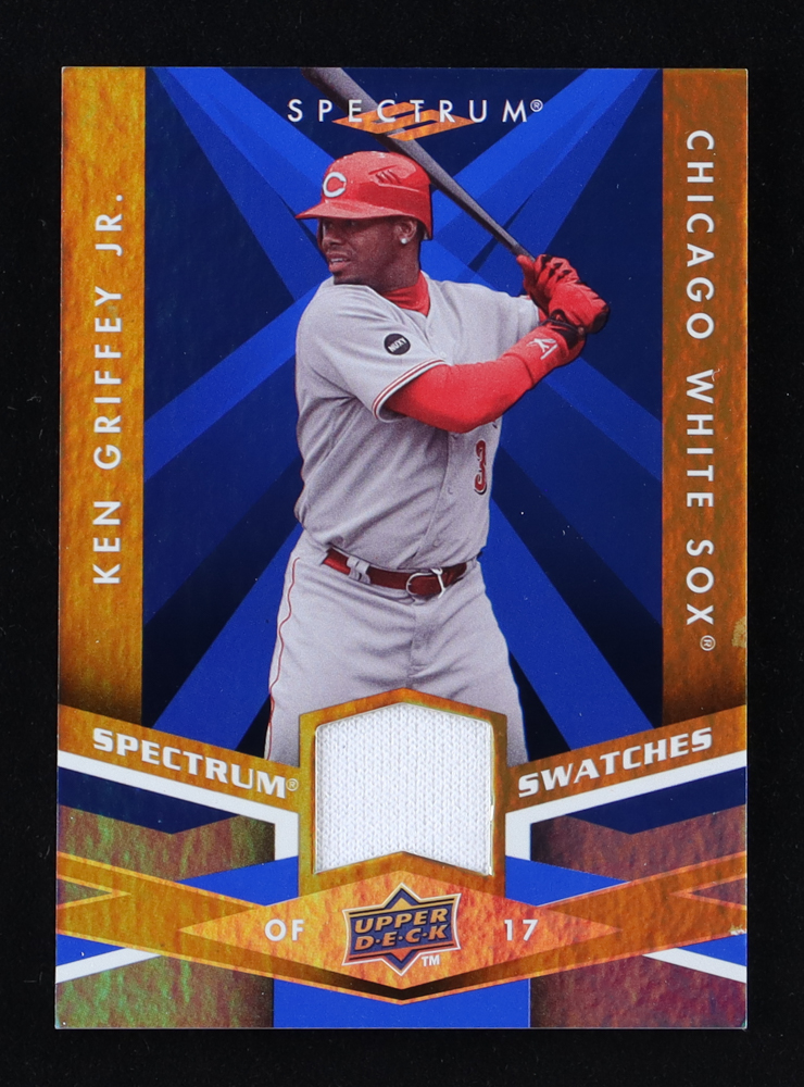 Ken Griffey Jr. 2009 Upper Deck Spectrum Spectrum Swatches Blue #SS-GR at PristineAuction.com Ken Griffey Jr. 2009 Upper Deck Spectrum Spectrum Swatches Blue #SS-GR at PristineAuction.com