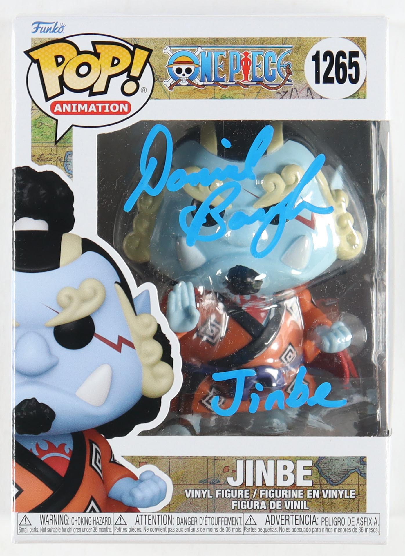 Daniel Baugh Signed "One Piece" #1265 Jinbe Funko Pop! Vinyl Figure Inscribed "'Jinbe'" (JSA) at PristineAuction.com Daniel Baugh Signed "One Piece" #1265 Jinbe Funko Pop! Vinyl Figure Inscribed "'Jinbe'" (JSA) at PristineAuction.com