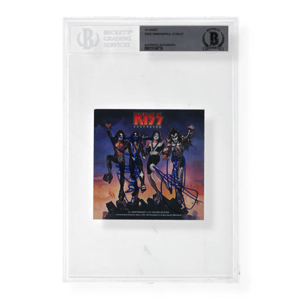 Gene Simmons & Paul Stanley Signed Kiss 