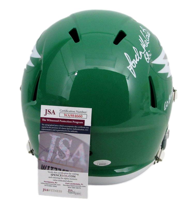 Jordan Mailata Signed Eagles Full-Size Throwback Speed Helmet Inscribed "Go Birds!" (JSA) at PristineAuction.com Jordan Mailata Signed Eagles Full-Size Throwback Speed Helmet Inscribed "Go Birds!" (JSA) at PristineAuction.com