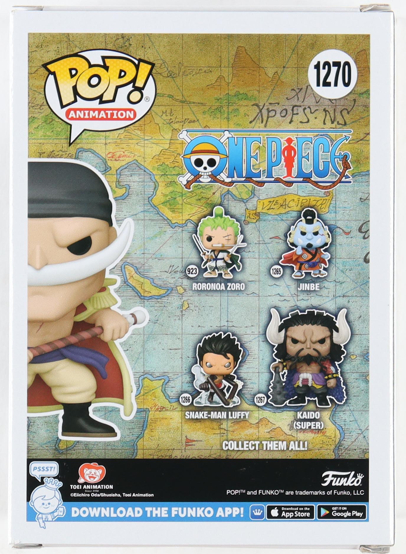 R. Bruce Elliott Signed "One Piece" #1270 Whitebeard Funko Pop! Vinyl Figure (JSA) at PristineAuction.com R. Bruce Elliott Signed "One Piece" #1270 Whitebeard Funko Pop! Vinyl Figure (JSA) at PristineAuction.com