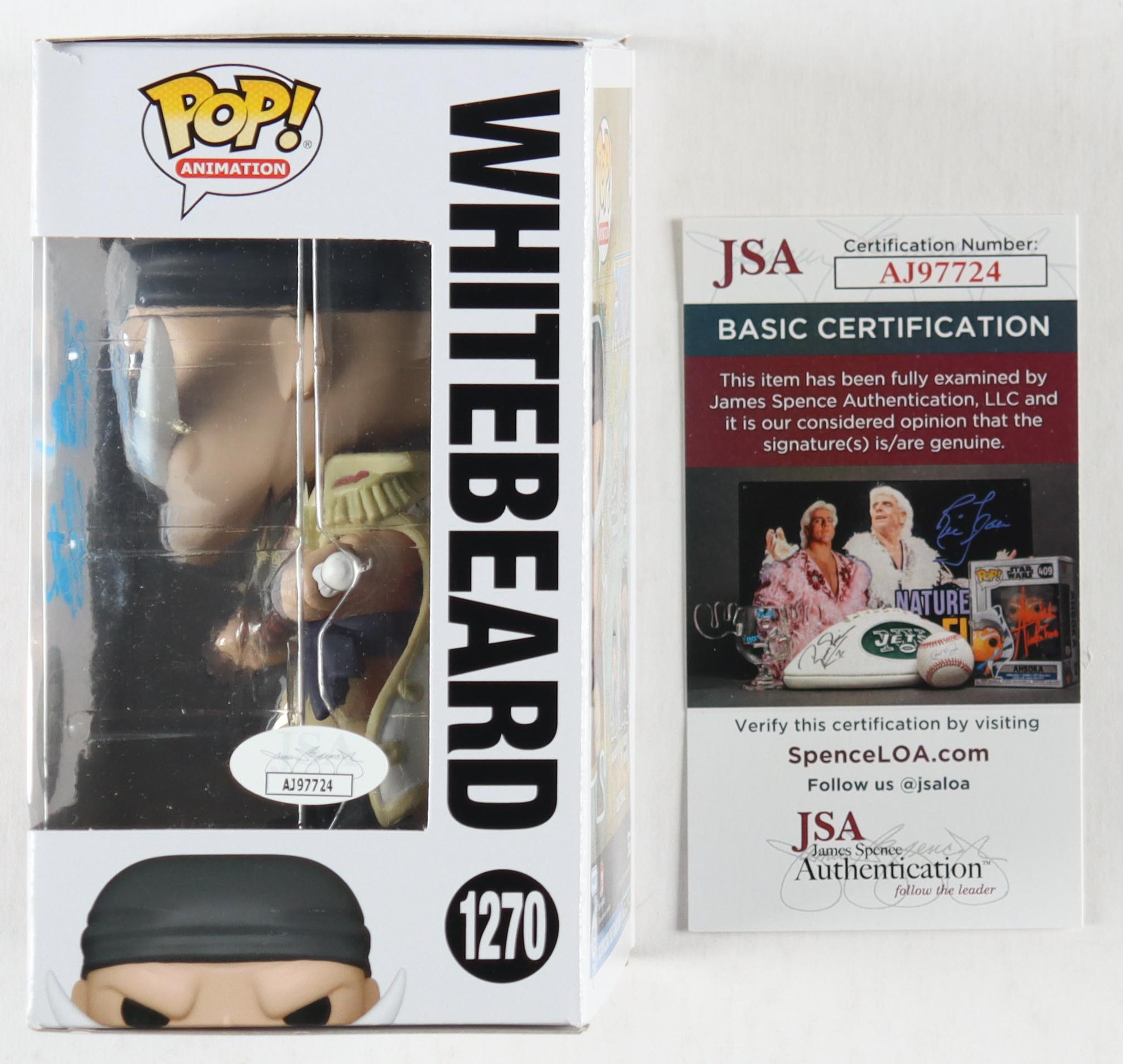 R. Bruce Elliott Signed "One Piece" #1270 Whitebeard Funko Pop! Vinyl Figure (JSA) at PristineAuction.com R. Bruce Elliott Signed "One Piece" #1270 Whitebeard Funko Pop! Vinyl Figure (JSA) at PristineAuction.com