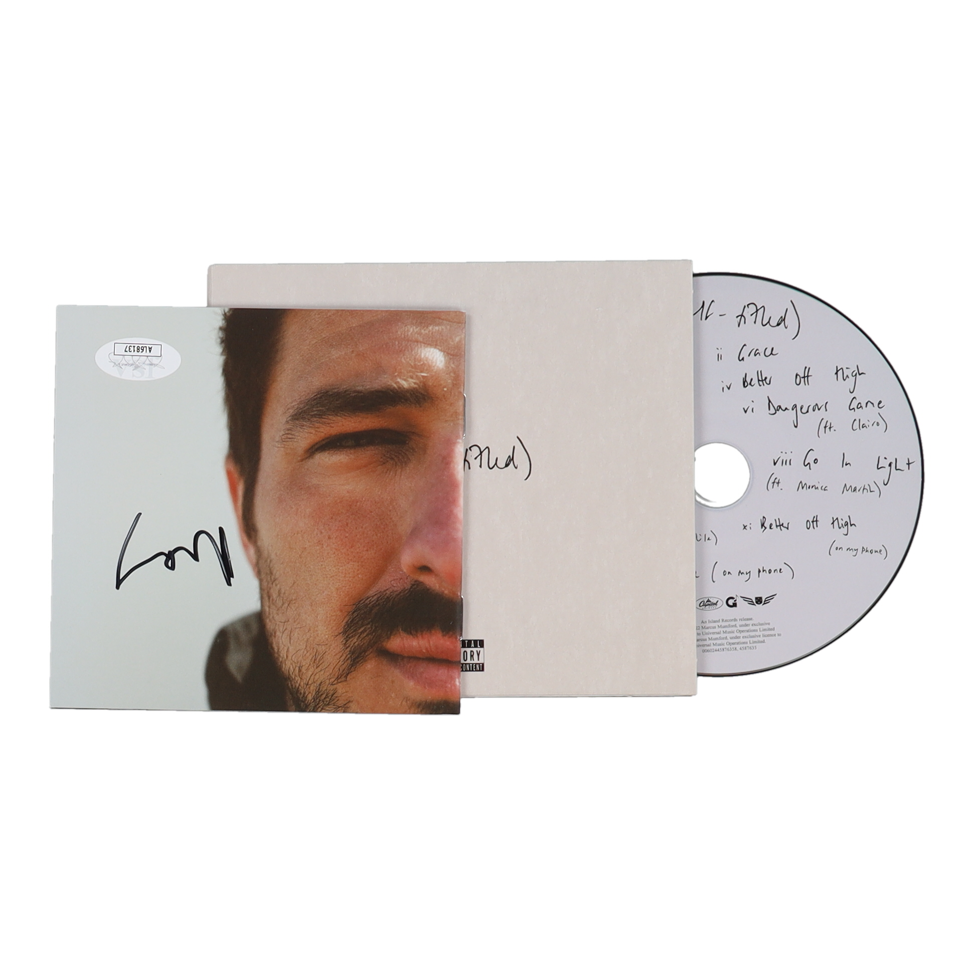 Marcus Mumford Signed "Self-Titled" CD Album (JSA) at PristineAuction.com Marcus Mumford Signed "Self-Titled" CD Album (JSA) at PristineAuction.com