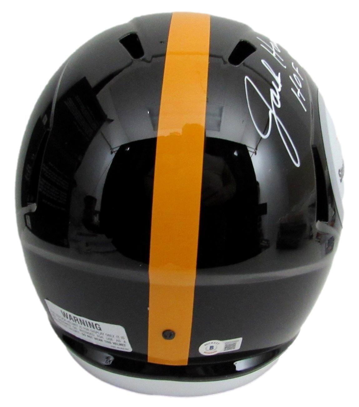 Jack Ham Signed Steelers Full-Size Speed Helmet Inscribed "HOF 88" (Beckett) at PristineAuction.com Jack Ham Signed Steelers Full-Size Speed Helmet Inscribed "HOF 88" (Beckett) at PristineAuction.com