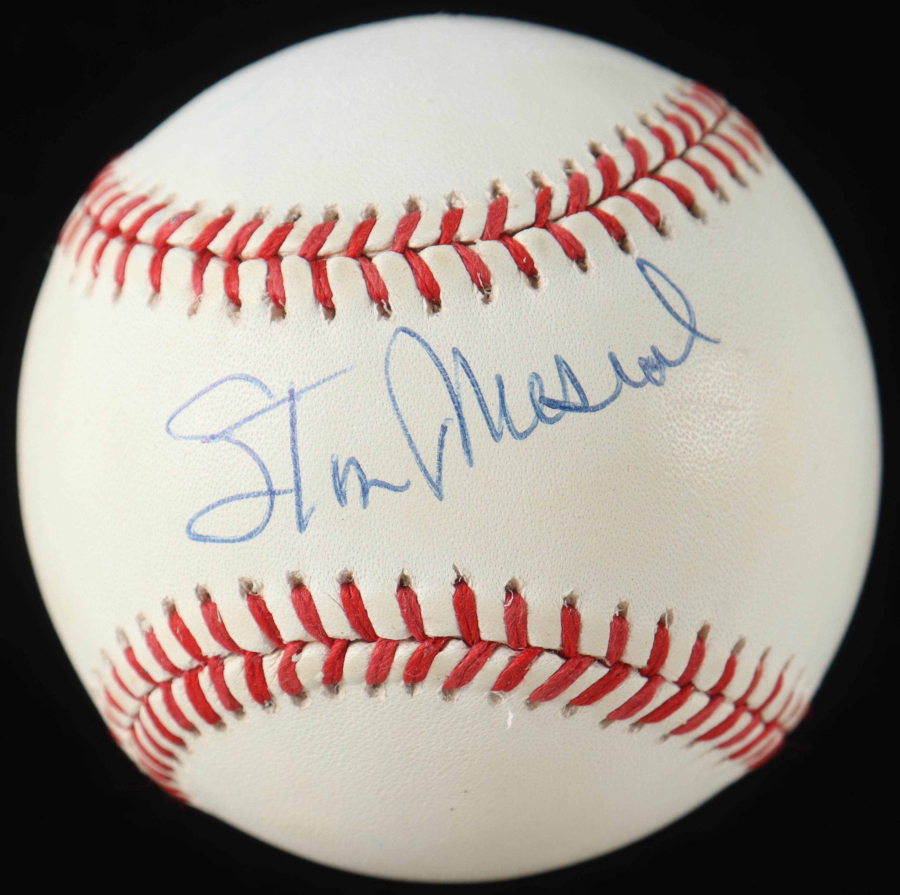 Stan Musial Signed ONL Baseball with Display Case (PSA) at PristineAuction.com Stan Musial Signed ONL Baseball with Display Case (PSA) at PristineAuction.com