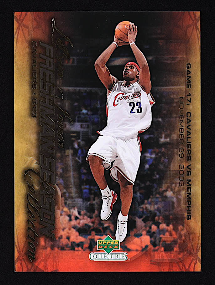 LeBron James 2004 Upper Deck LeBron James Freshman Season #17 at PristineAuction.com LeBron James 2004 Upper Deck LeBron James Freshman Season #17 at PristineAuction.com