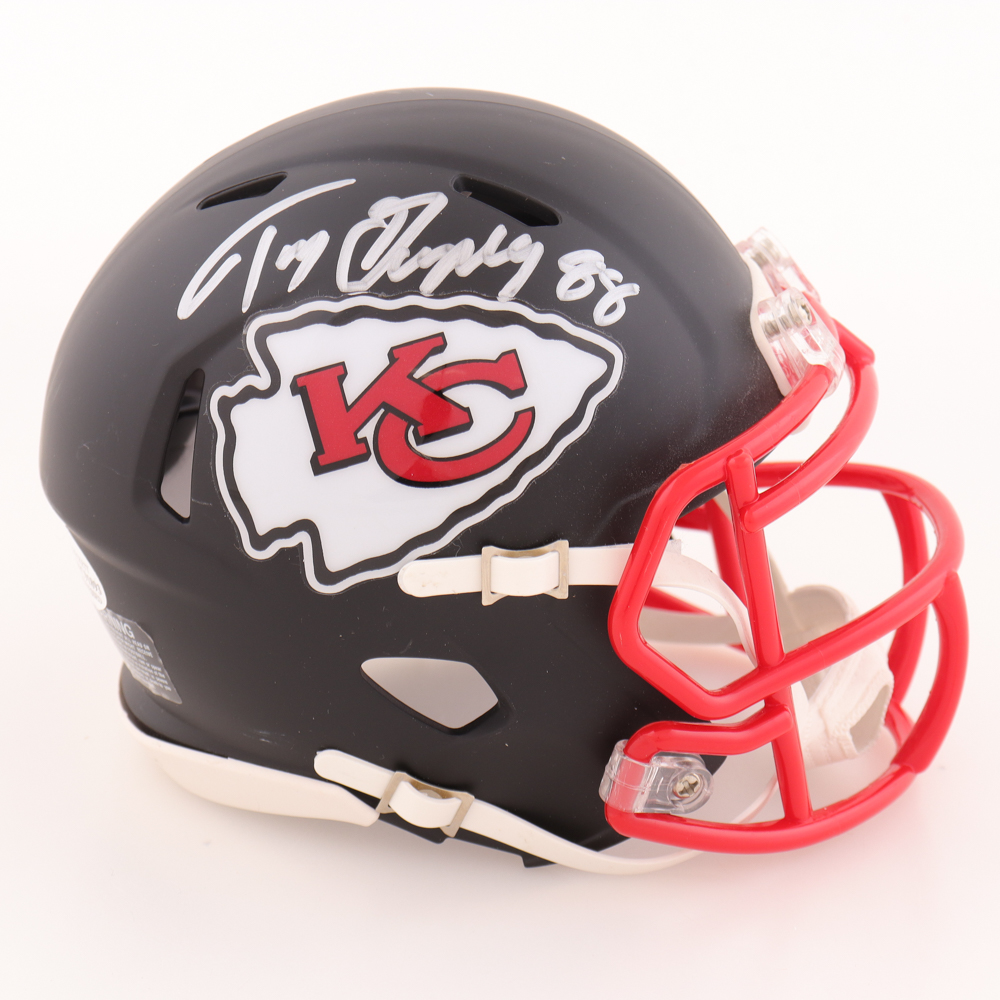 Tony Gonzalez Signed Chiefs Speed Mini Helmet (Beckett) at PristineAuction.com Tony Gonzalez Signed Chiefs Speed Mini Helmet (Beckett) at PristineAuction.com