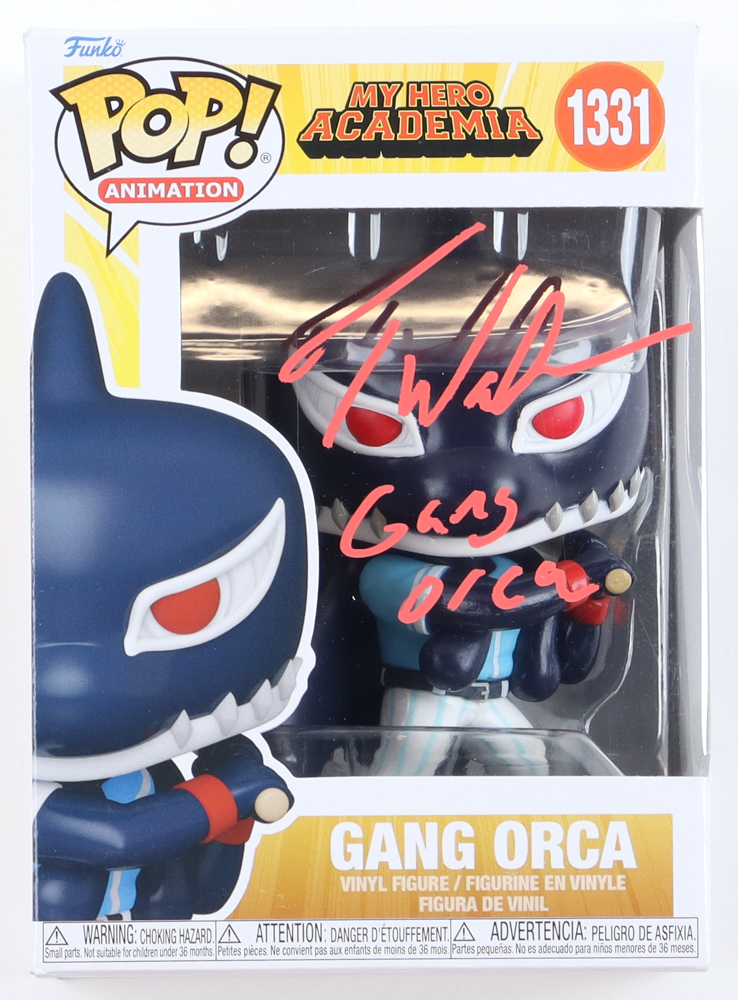 Tyler Walker Signed "My Hero Academia" #1331 Gang Orca Funko Pop! Vinyl Figure Inscribed "Gang Orca" (JSA) at PristineAuction.com Tyler Walker Signed "My Hero Academia" #1331 Gang Orca Funko Pop! Vinyl Figure Inscribed "Gang Orca" (JSA) at PristineAuction.com