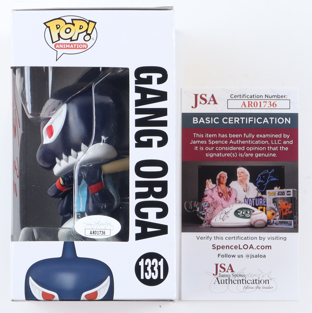 Tyler Walker Signed "My Hero Academia" #1331 Gang Orca Funko Pop! Vinyl Figure Inscribed "Gang Orca" (JSA) at PristineAuction.com Tyler Walker Signed "My Hero Academia" #1331 Gang Orca Funko Pop! Vinyl Figure Inscribed "Gang Orca" (JSA) at PristineAuction.com