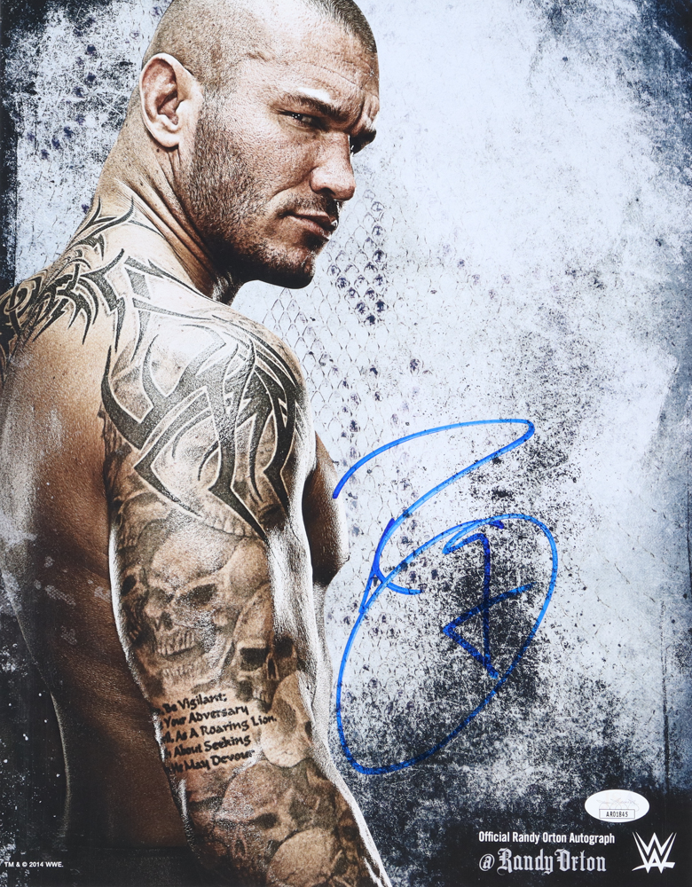 Randy Orton Signed WWE 11x14 Photo (JSA) at PristineAuction.com Randy Orton Signed WWE 11x14 Photo (JSA) at PristineAuction.com