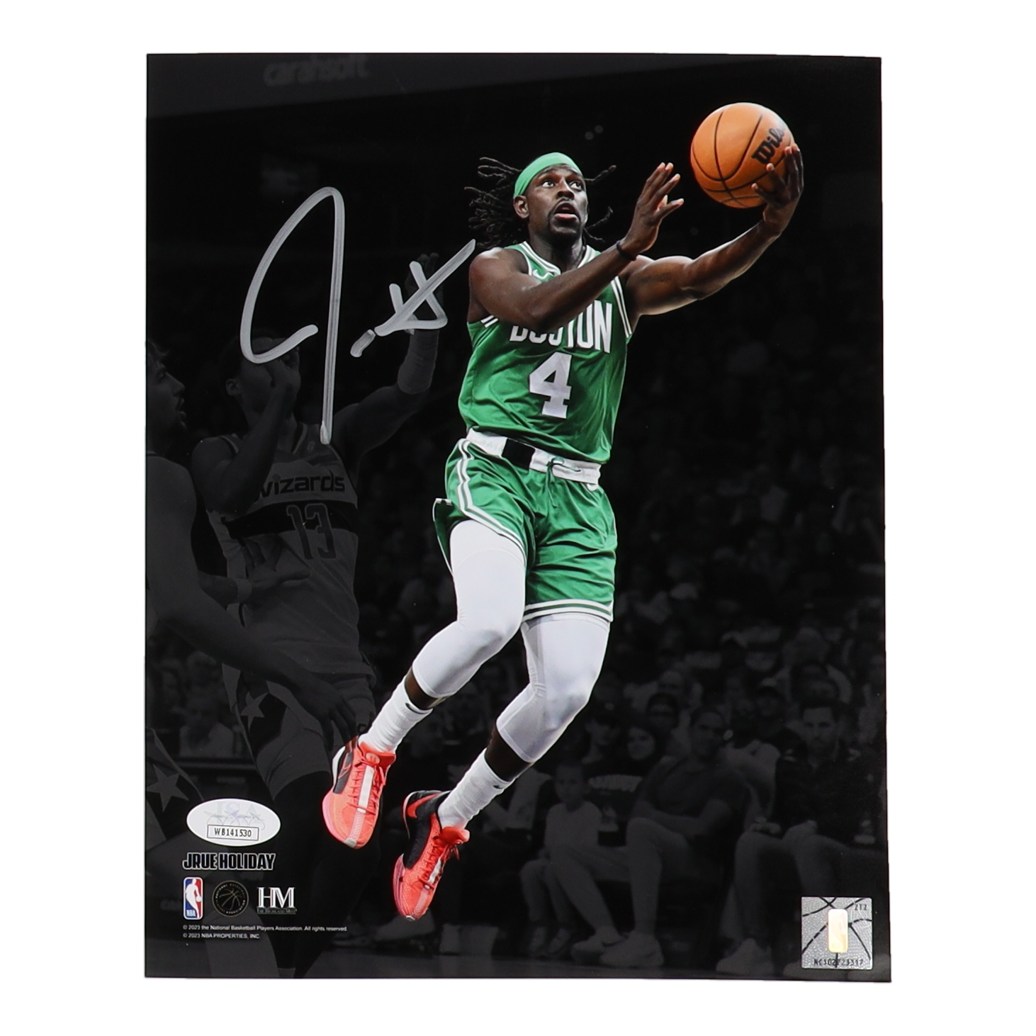 Jrue Holiday Signed Celtics 8x10 Photo (JSA) at PristineAuction.com Jrue Holiday Signed Celtics 8x10 Photo (JSA) at PristineAuction.com