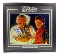 Michael J. Fox & Christopher Lloyd Signed "Back to the Future" Custom Framed Photo (Beckett & JSA) at PristineAuction.com