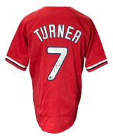 Trea Turner Signed Jersey (Beckett) at PristineAuction.com