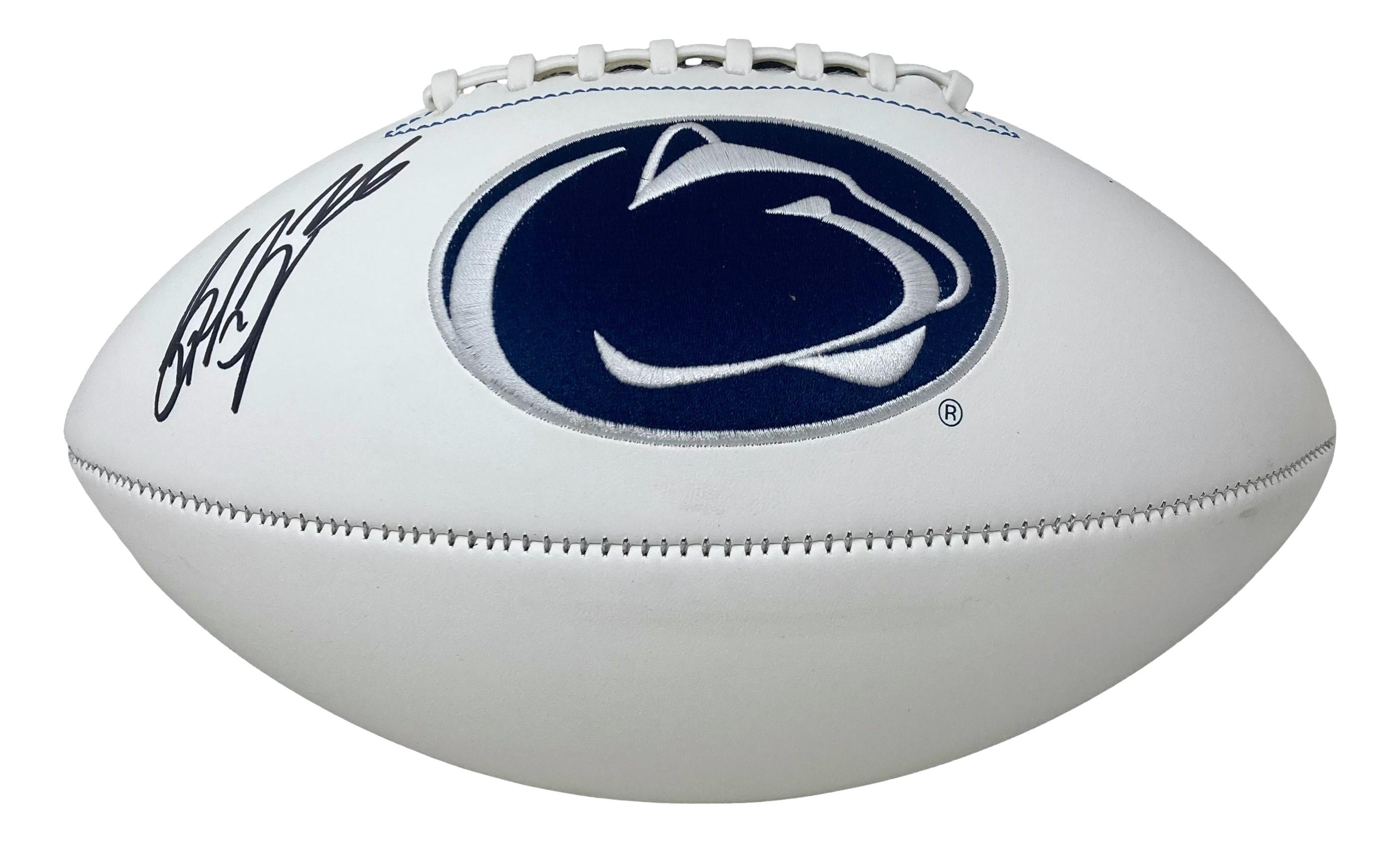 Saquon Barkley Signed Penn State Nittany Lions Logo Football (PSA) at PristineAuction.com Saquon Barkley Signed Penn State Nittany Lions Logo Football (PSA) at PristineAuction.com