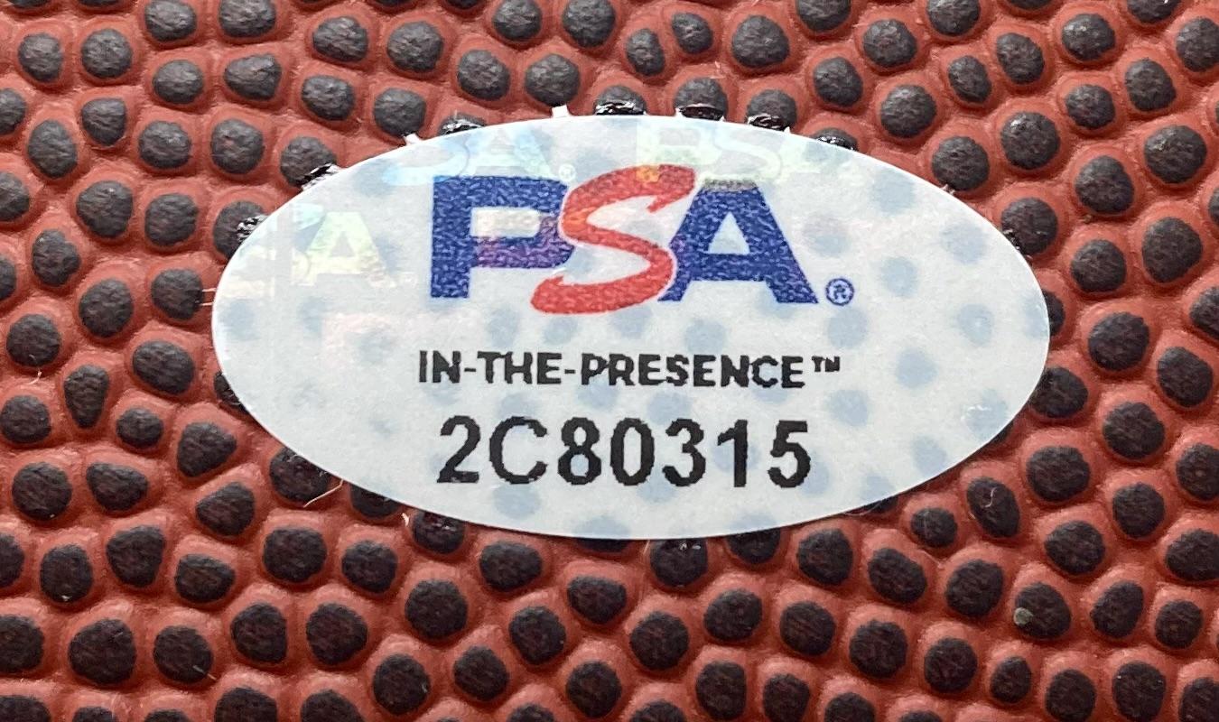 Saquon Barkley Signed Penn State Nittany Lions Logo Football (PSA) at PristineAuction.com Saquon Barkley Signed Penn State Nittany Lions Logo Football (PSA) at PristineAuction.com