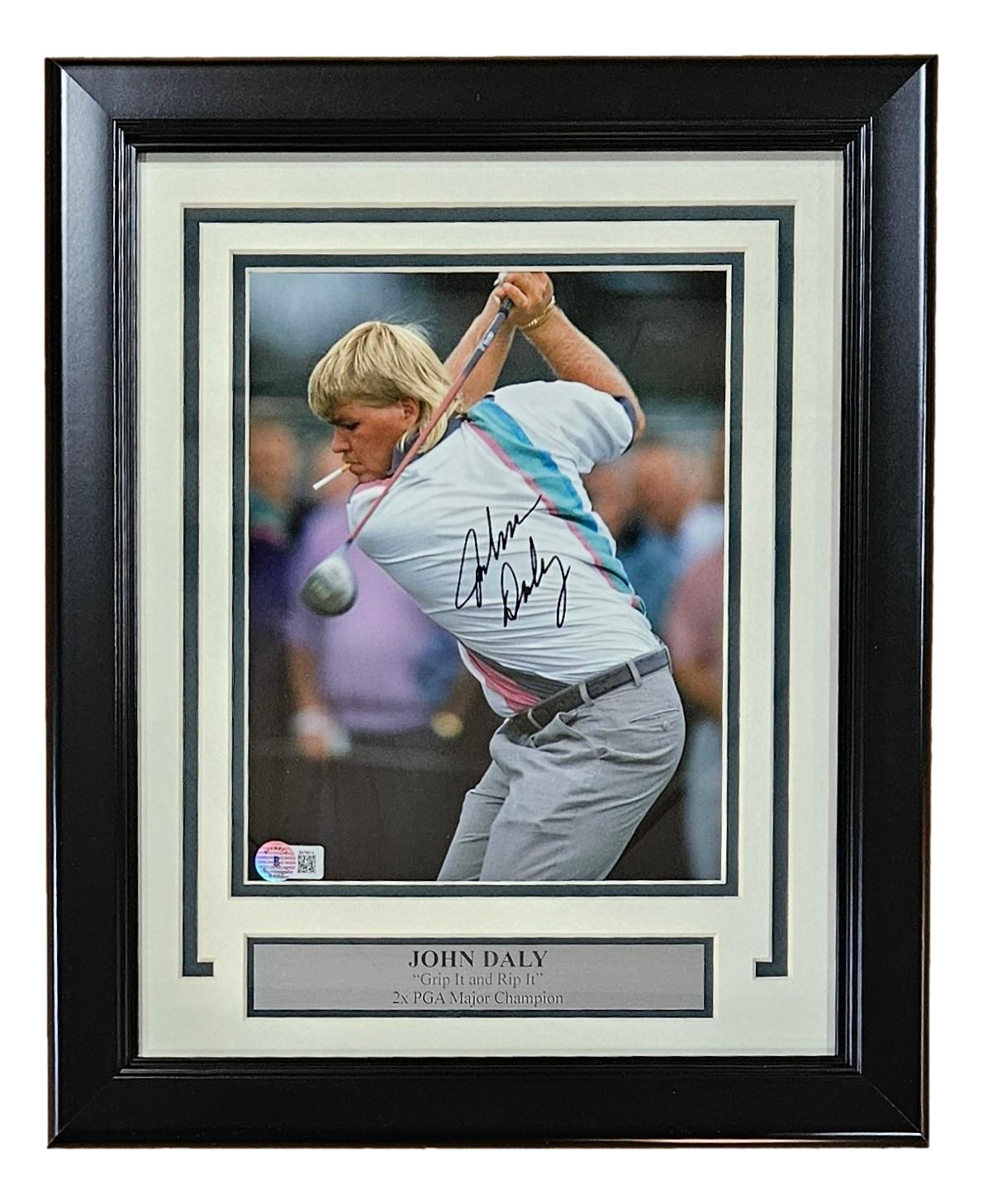 John Daly Signed Custom Framed Photo Display (Beckett) at PristineAuction.com John Daly Signed Custom Framed Photo Display (Beckett) at PristineAuction.com