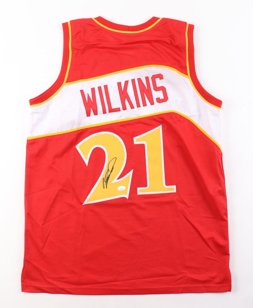 Dominique Wilkins Signed Jersey (JSA) at PristineAuction.com Dominique Wilkins Signed Jersey (JSA) at PristineAuction.com