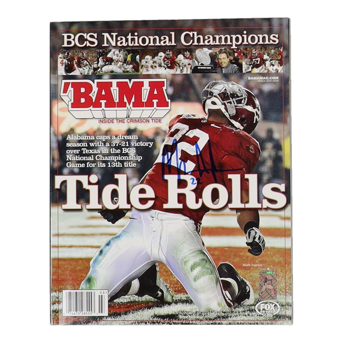 Mark Ingram Signed 2010 "'Bama: Inside the Crimson Tide" Magazine (Ingram) at PristineAuction.com Mark Ingram Signed 2010 "'Bama: Inside the Crimson Tide" Magazine (Ingram) at PristineAuction.com