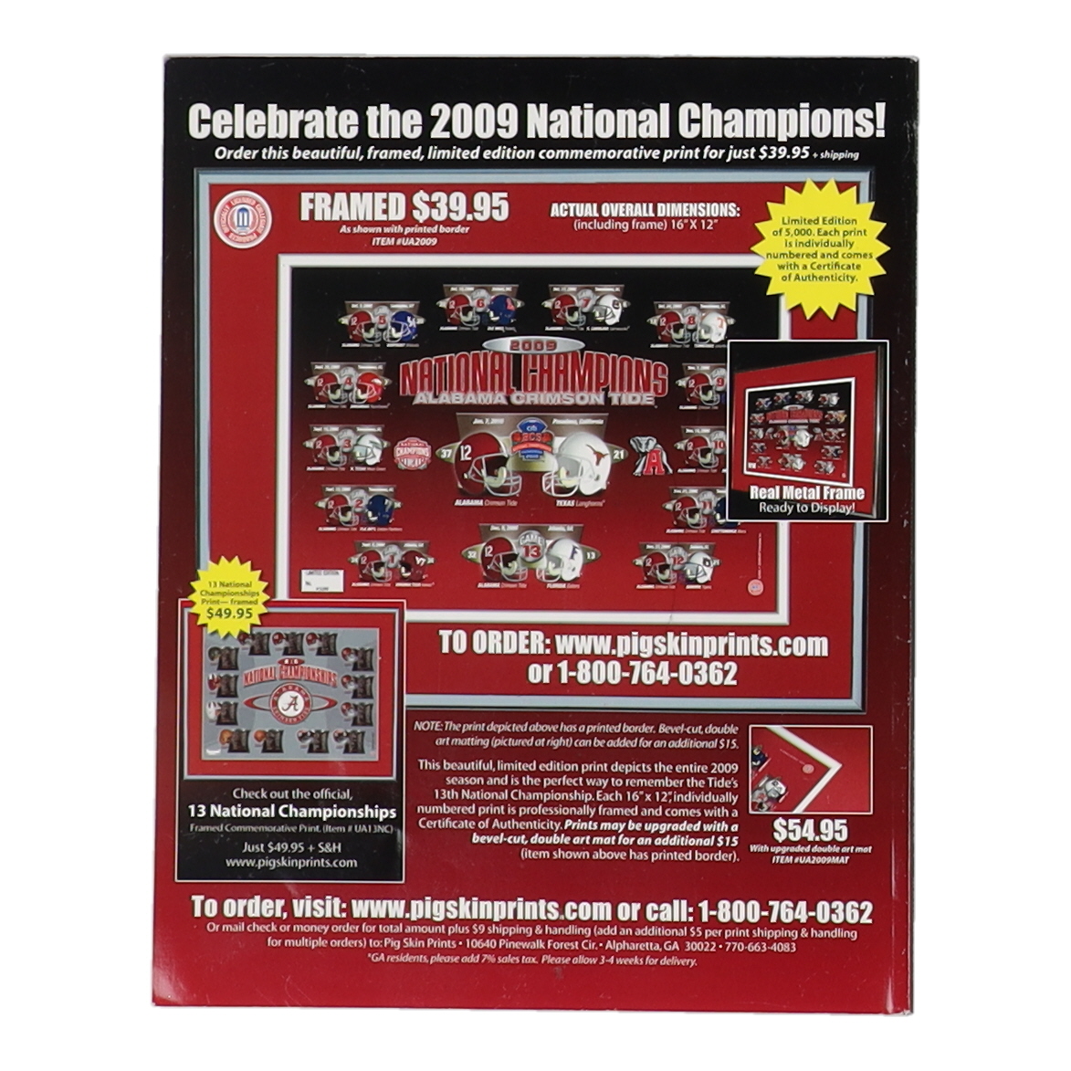 Mark Ingram Signed 2010 "'Bama: Inside the Crimson Tide" Magazine (Ingram) at PristineAuction.com Mark Ingram Signed 2010 "'Bama: Inside the Crimson Tide" Magazine (Ingram) at PristineAuction.com