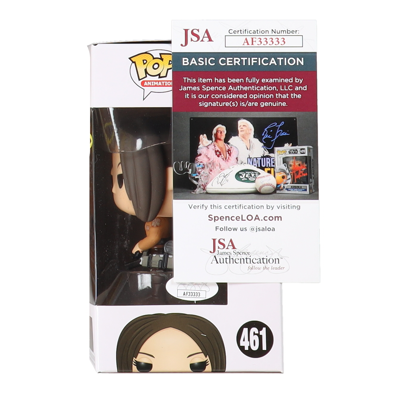 Elizabeth Maxwell Signed "Attack on Titan" #461 Ymir Funko Pop! Vinyl Figure (JSA) at PristineAuction.com Elizabeth Maxwell Signed "Attack on Titan" #461 Ymir Funko Pop! Vinyl Figure (JSA) at PristineAuction.com