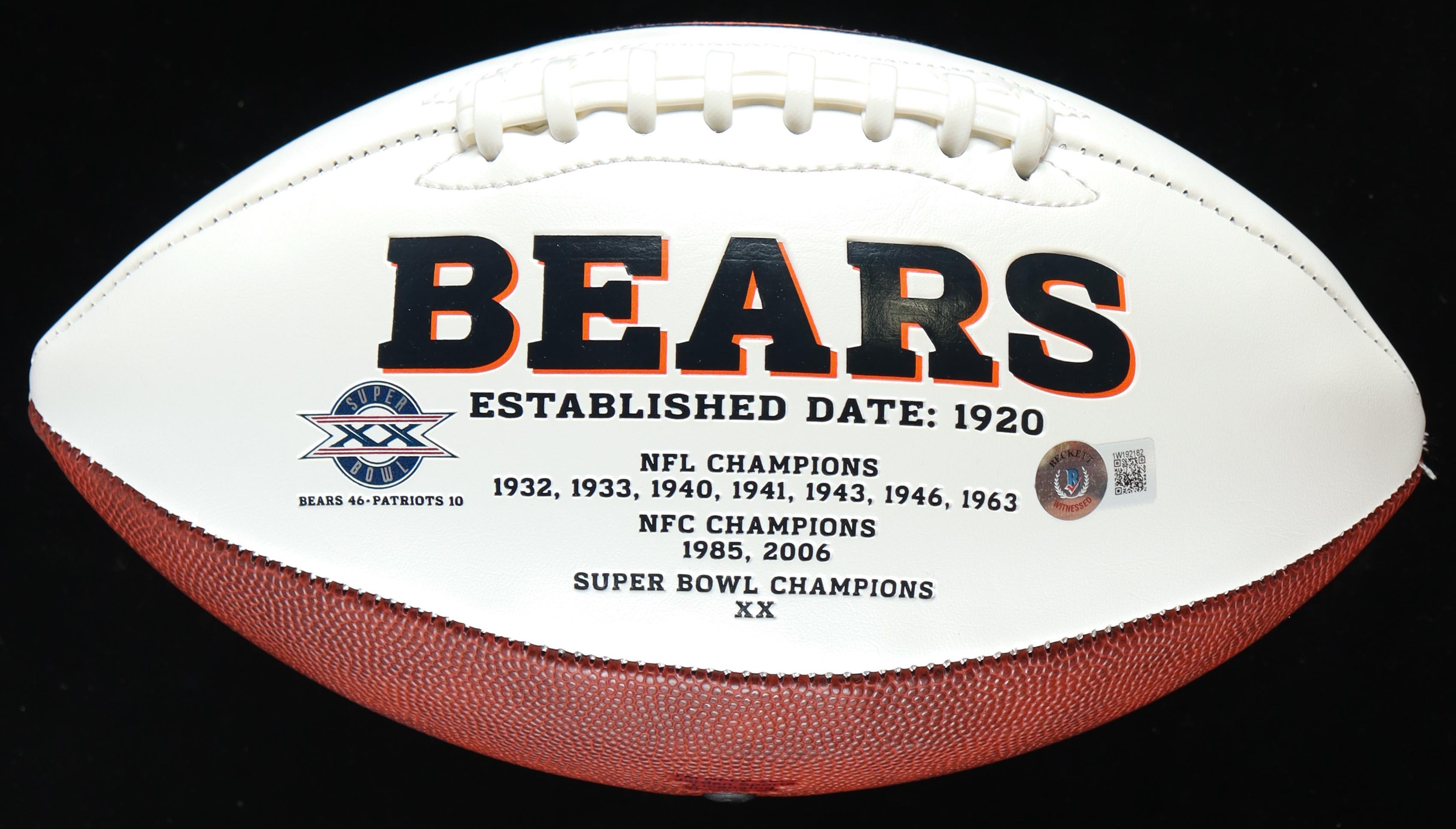 Montez Sweat Signed Bears Logo Football (Beckett) at PristineAuction.com Montez Sweat Signed Bears Logo Football (Beckett) at PristineAuction.com