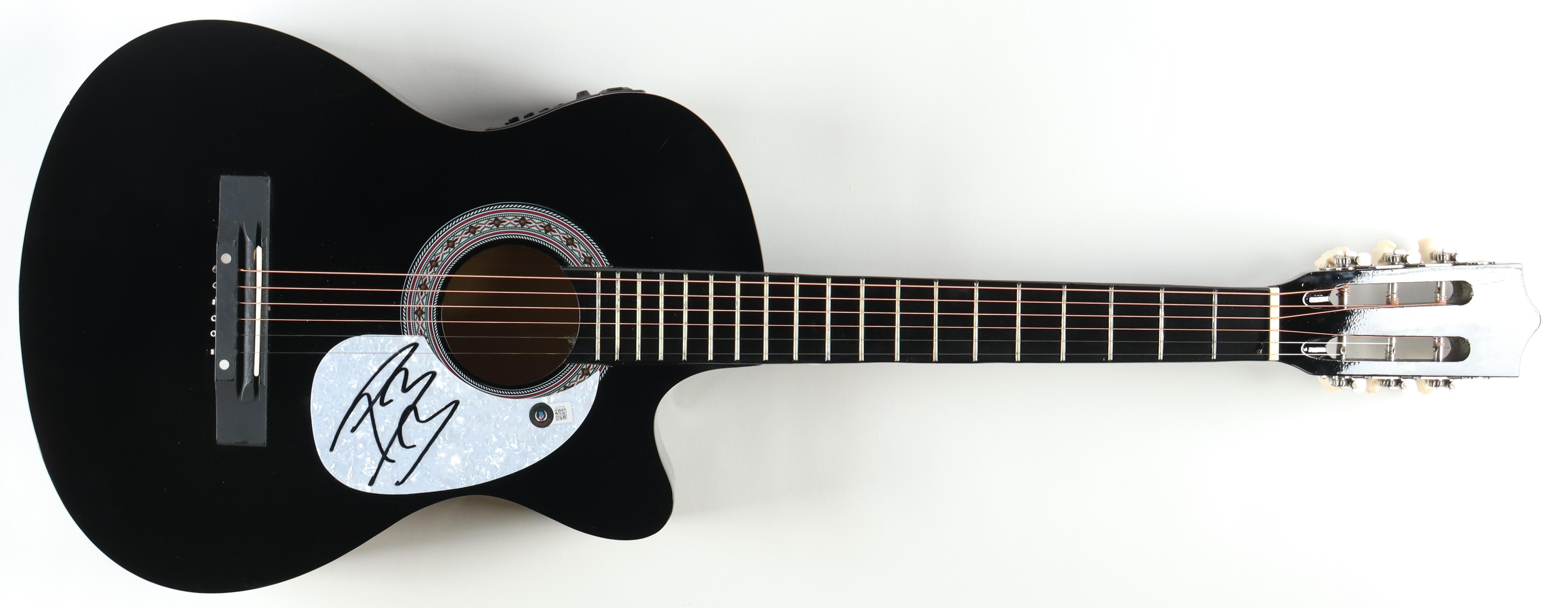 Post Malone Signed 38" Acoustic Guitar (Beckett) at PristineAuction.com Post Malone Signed 38" Acoustic Guitar (Beckett) at PristineAuction.com