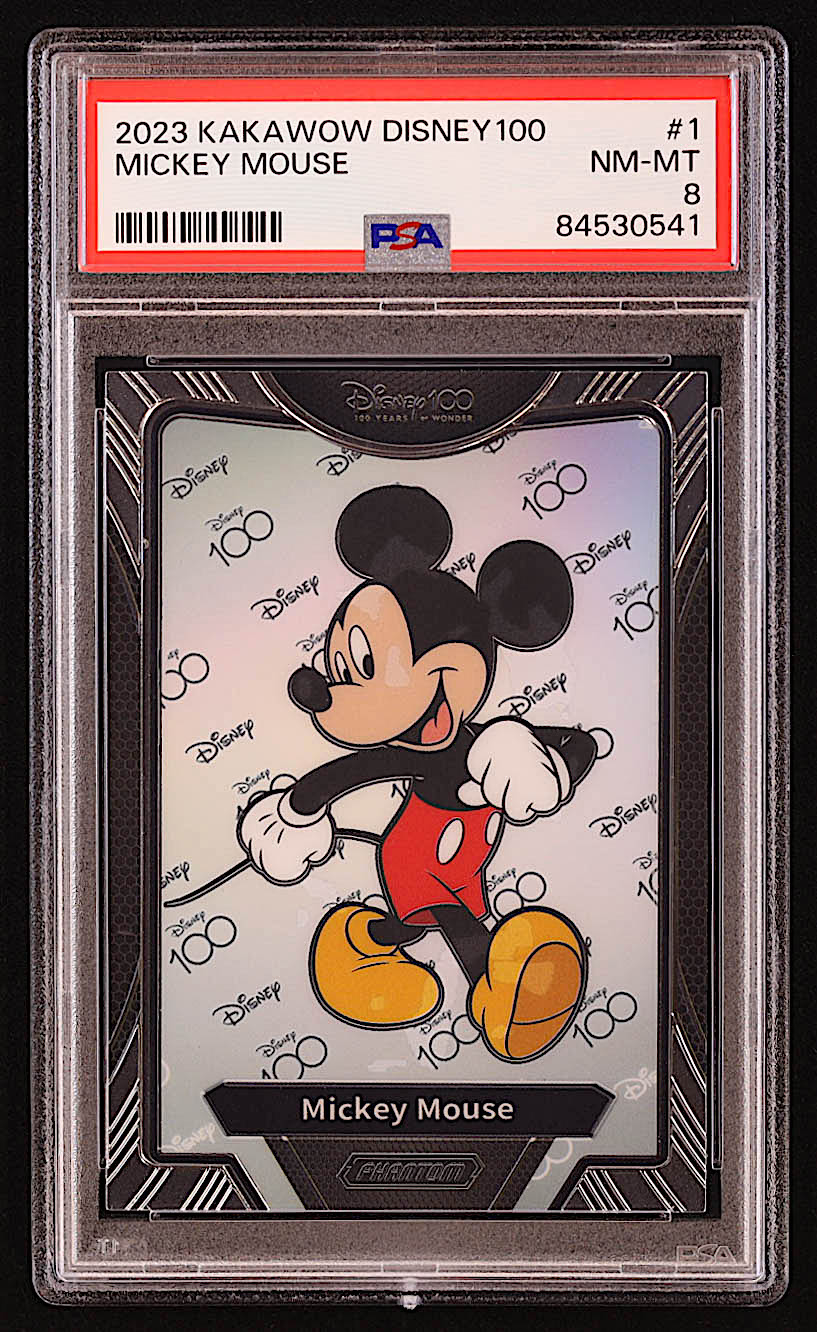 Mickey Mouse 2023 Kakawow Phantom Disney 100 Years of Wonder #PDB01 (PSA 8) at PristineAuction.com Mickey Mouse 2023 Kakawow Phantom Disney 100 Years of Wonder #PDB01 (PSA 8) at PristineAuction.com