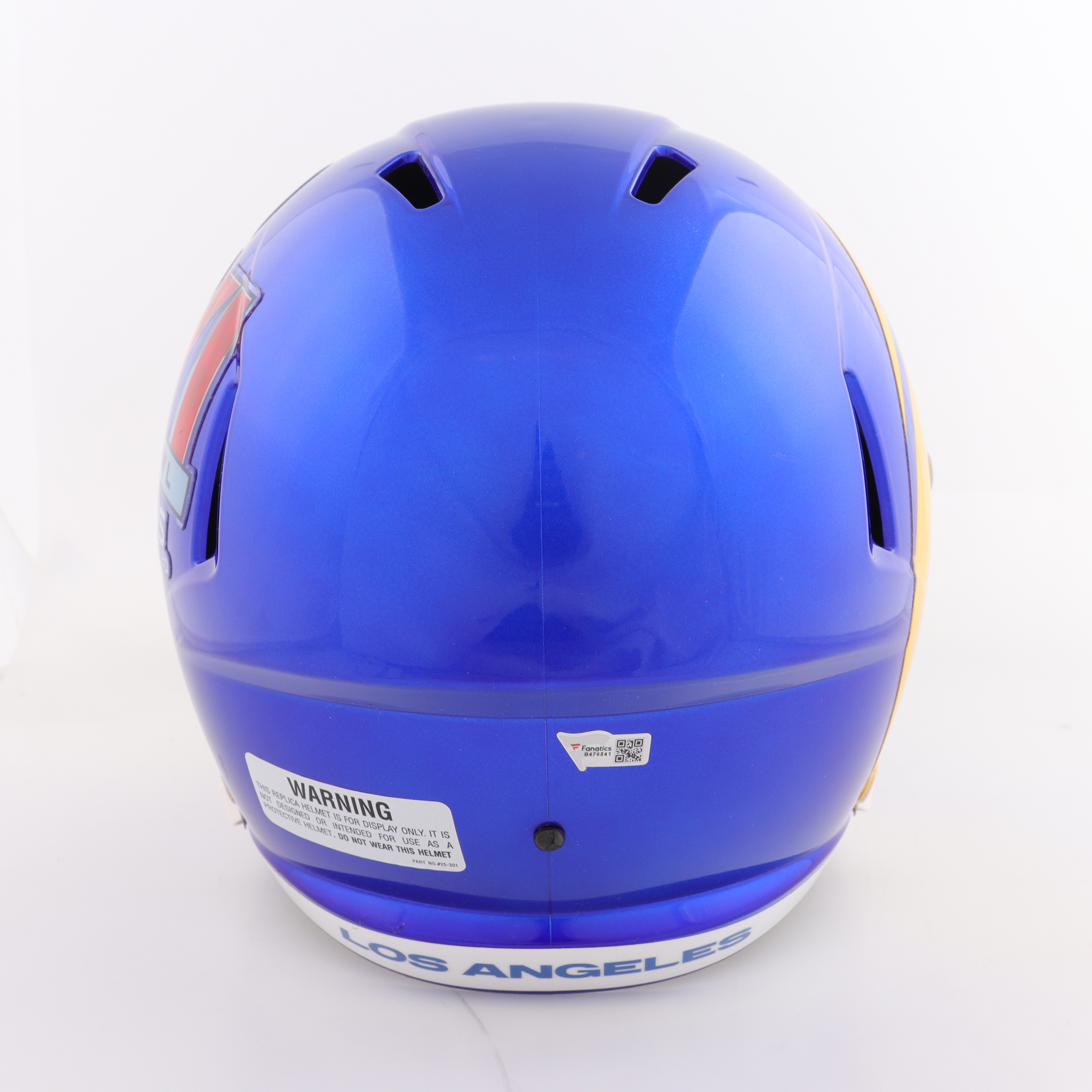 Matthew Stafford Signed Rams Super Bowl LVI Full-Size Speed Helmet Inscribed "SB LVI Champs" (Fanatics) at PristineAuction.com Matthew Stafford Signed Rams Super Bowl LVI Full-Size Speed Helmet Inscribed "SB LVI Champs" (Fanatics) at PristineAuction.com