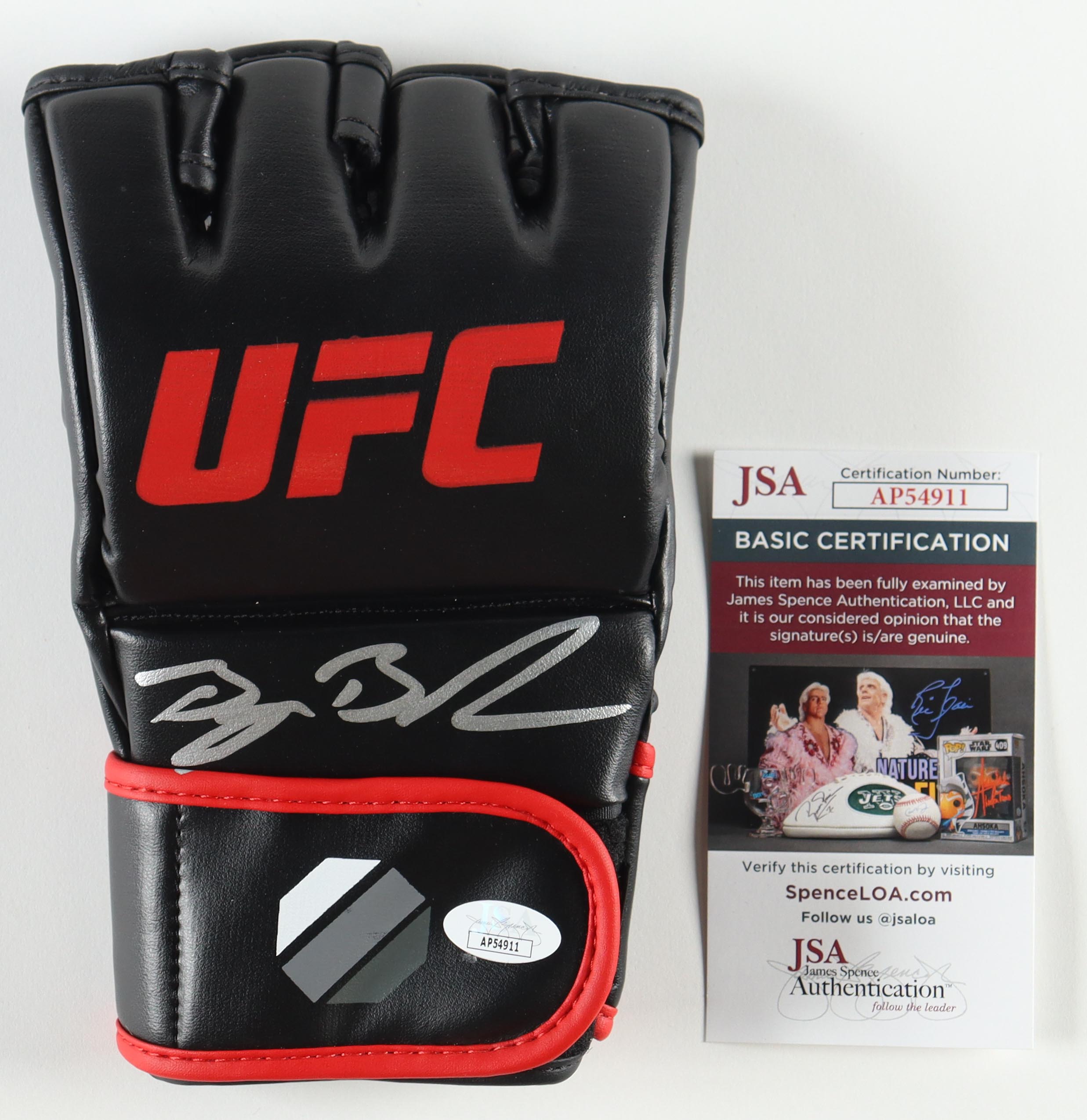 Bryan Barberena Signed UFC Glove (JSA) at PristineAuction.com Bryan Barberena Signed UFC Glove (JSA) at PristineAuction.com