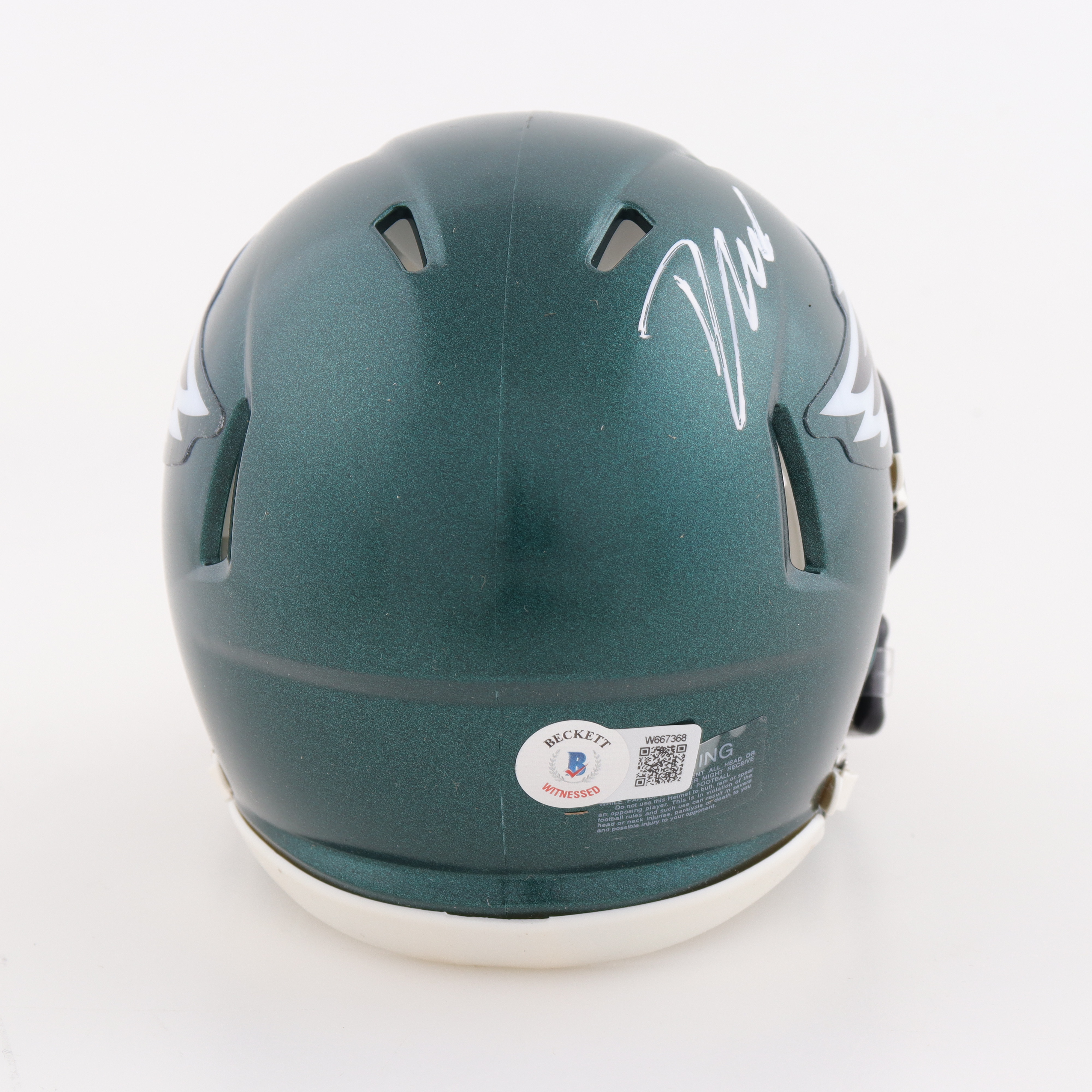 D'Andre Swift Signed Eagles Speed Mini Helmet (Beckett) at PristineAuction.com D'Andre Swift Signed Eagles Speed Mini Helmet (Beckett) at PristineAuction.com