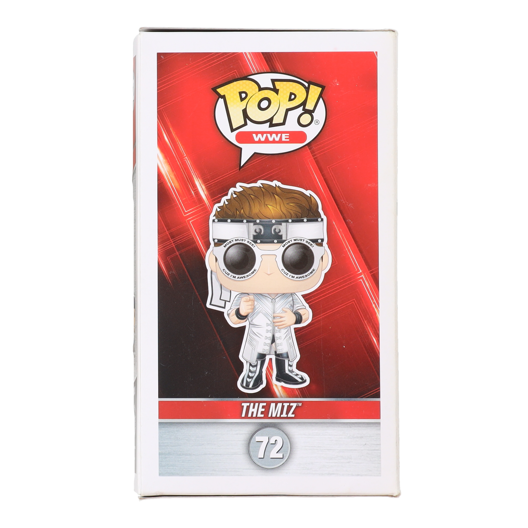 Mike Mizanin Signed "WWE" #72 The Miz Funko Pop! Vinyl Figure Inscribed "$" (JSA) at PristineAuction.com Mike Mizanin Signed "WWE" #72 The Miz Funko Pop! Vinyl Figure Inscribed "$" (JSA) at PristineAuction.com