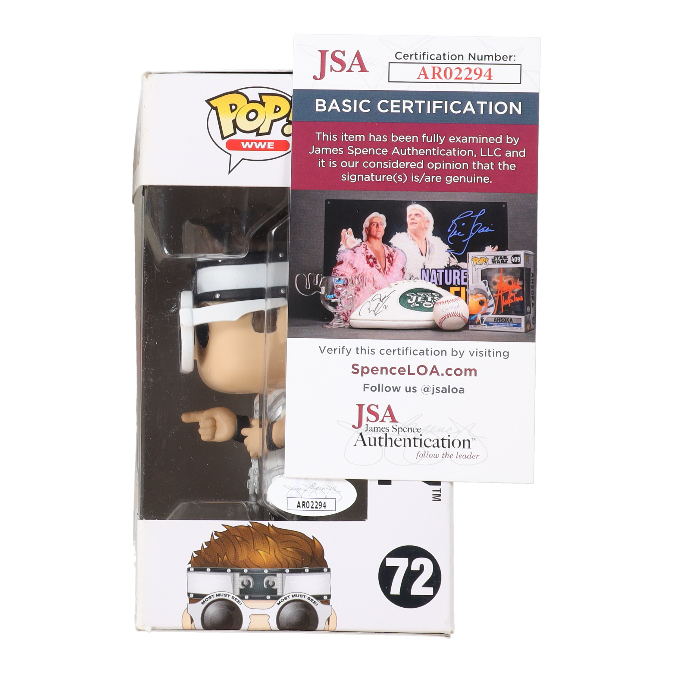 Mike Mizanin Signed "WWE" #72 The Miz Funko Pop! Vinyl Figure Inscribed "$" (JSA) at PristineAuction.com Mike Mizanin Signed "WWE" #72 The Miz Funko Pop! Vinyl Figure Inscribed "$" (JSA) at PristineAuction.com