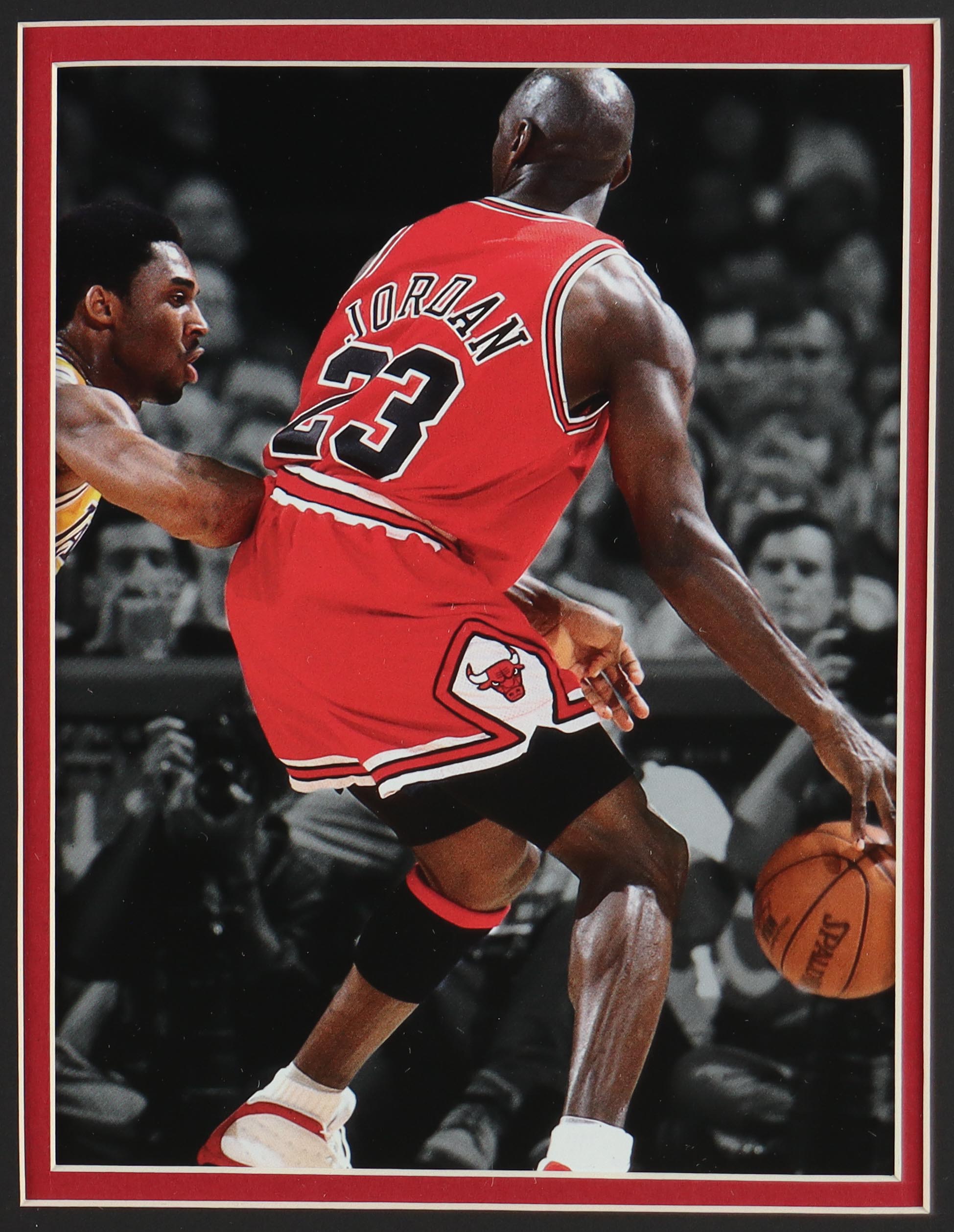 Michael Jordan Custom Framed Jersey Display With (4) LE Bulls Championship Pins & (2) Metal Team Logos at PristineAuction.com Michael Jordan Custom Framed Jersey Display With (4) LE Bulls Championship Pins & (2) Metal Team Logos at PristineAuction.com