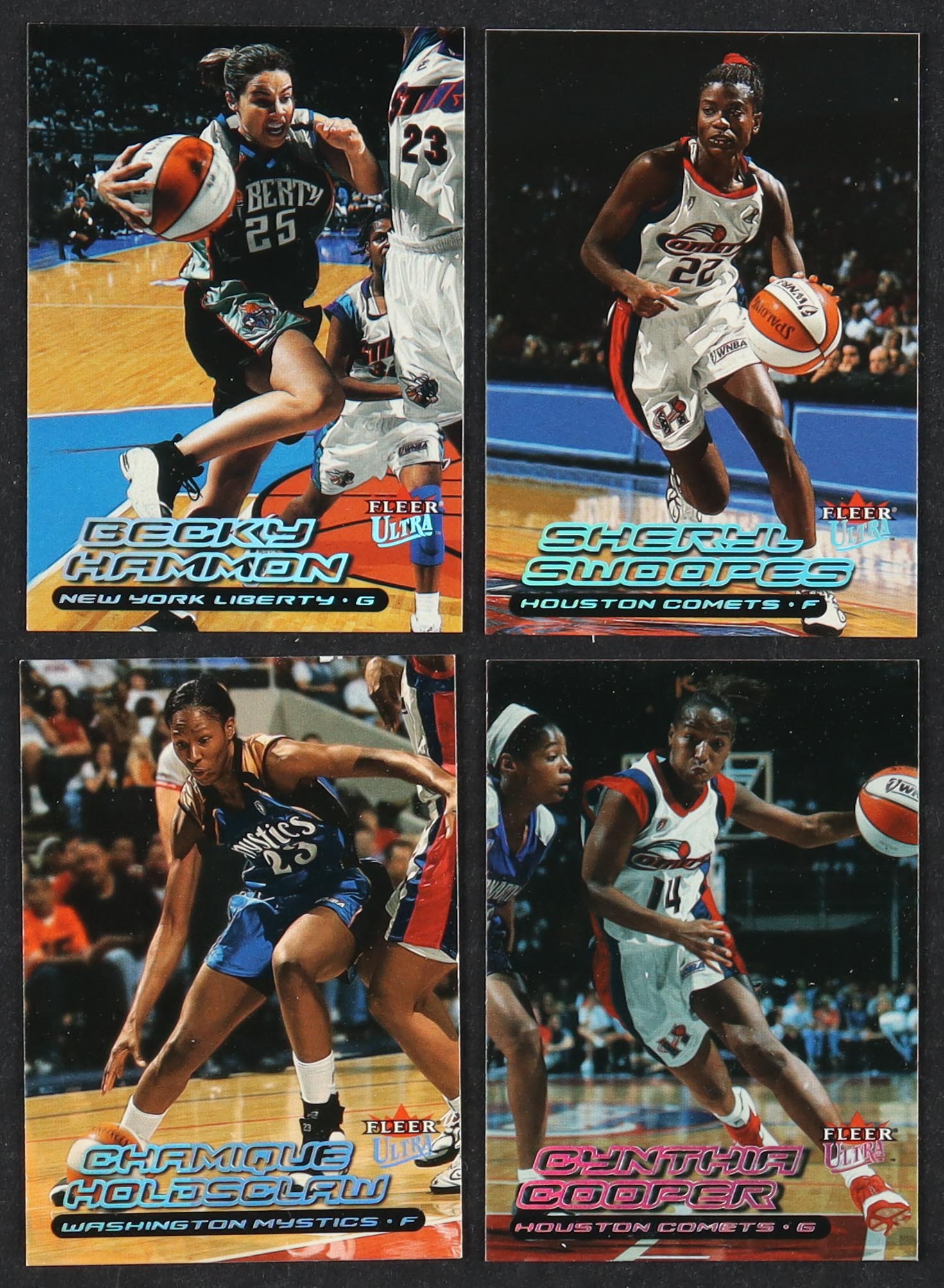 2000 Fleer Ultra Women's Basketball Complete Set of (125) Cards with Becky Hammon #21, Sheryl Swoopes #28, Chamique Holdsclaw #2, Cynthia Cooper #1 at PristineAuction.com 2000 Fleer Ultra Women's Basketball Complete Set of (125) Cards with Becky Hammon #21, Sheryl Swoopes #28, Chamique Holdsclaw #2, Cynthia Cooper #1 at PristineAuction.com