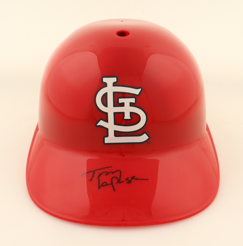 Tony LaRussa Signed Cardinals Full-Size Batting Helmet (Schwartz) at PristineAuction.com Tony LaRussa Signed Cardinals Full-Size Batting Helmet (Schwartz) at PristineAuction.com