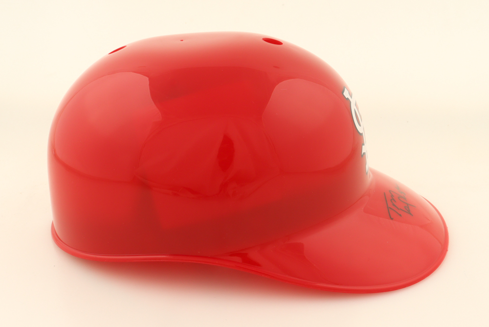 Tony LaRussa Signed Cardinals Full-Size Batting Helmet (Schwartz) at PristineAuction.com Tony LaRussa Signed Cardinals Full-Size Batting Helmet (Schwartz) at PristineAuction.com