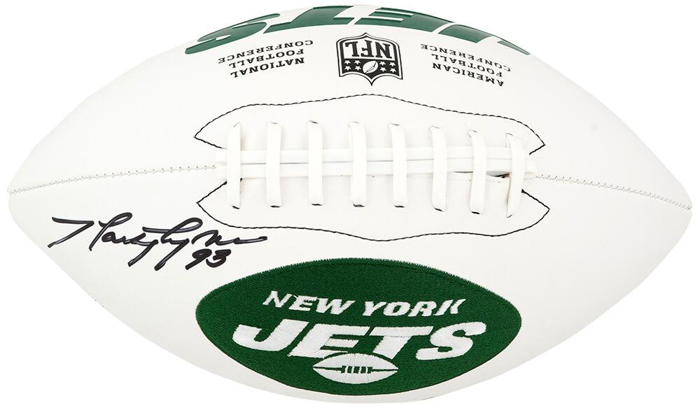 Marty Lyons Signed Jets Logo Football (Schwartz) at PristineAuction.com Marty Lyons Signed Jets Logo Football (Schwartz) at PristineAuction.com