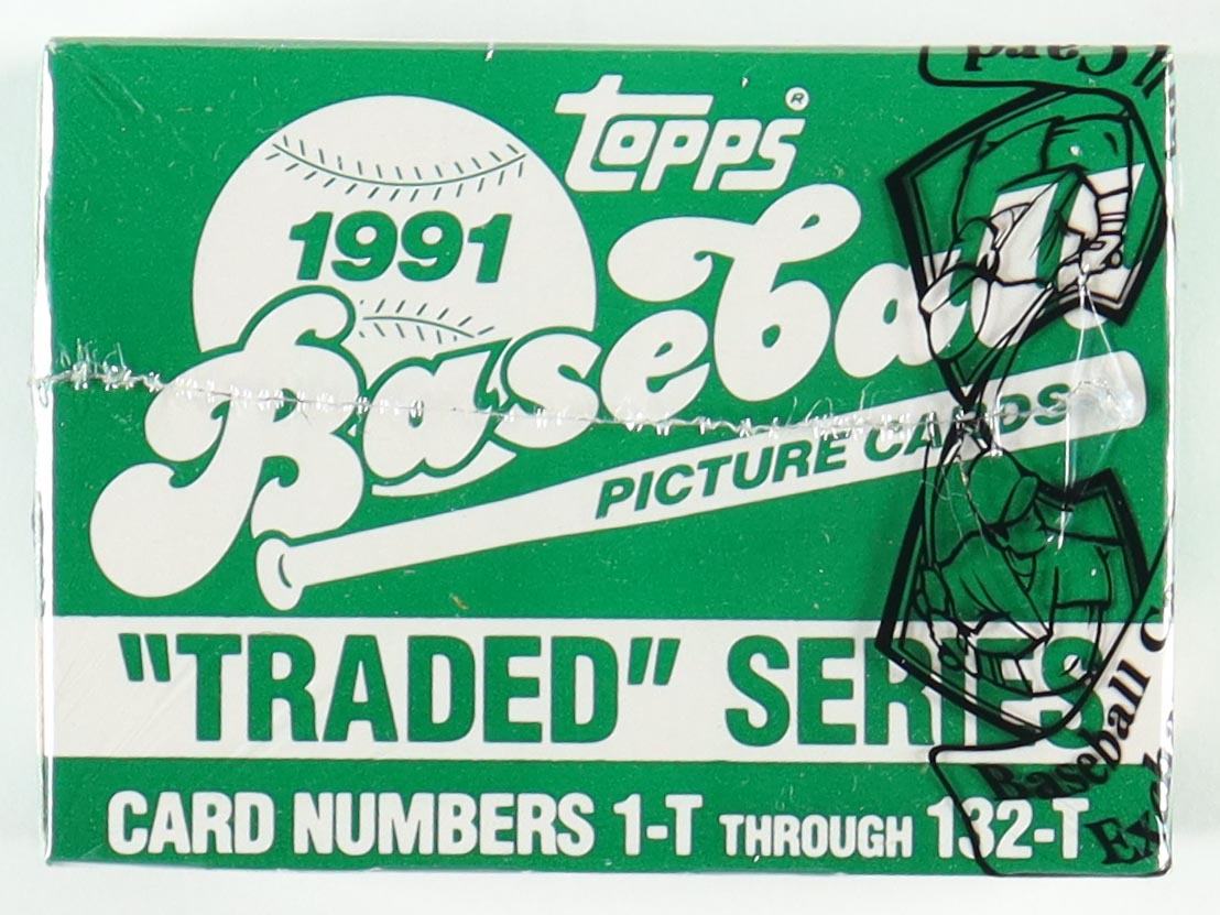 1991 Topps Traded Series Complete Set of (132) Baseball Cards with #83T Phil Nevin, #45T Jason Giambi, #61T Charles Johnson, #4T Jeff Bagwell, #101T Ivan Rodriguez (BBCE) at PristineAuction.com 1991 Topps Traded Series Complete Set of (132) Baseball Cards with #83T Phil Nevin, #45T Jason Giambi, #61T Charles Johnson, #4T Jeff Bagwell, #101T Ivan Rodriguez (BBCE) at PristineAuction.com
