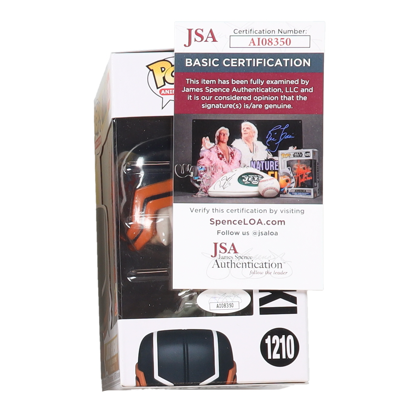 Dallas Reid Signed "My Hero Academia" #1210 Juzo Honenuki Funko Pop! Vinyl Figure Inscribed "Juzo" (JSA) at PristineAuction.com Dallas Reid Signed "My Hero Academia" #1210 Juzo Honenuki Funko Pop! Vinyl Figure Inscribed "Juzo" (JSA) at PristineAuction.com